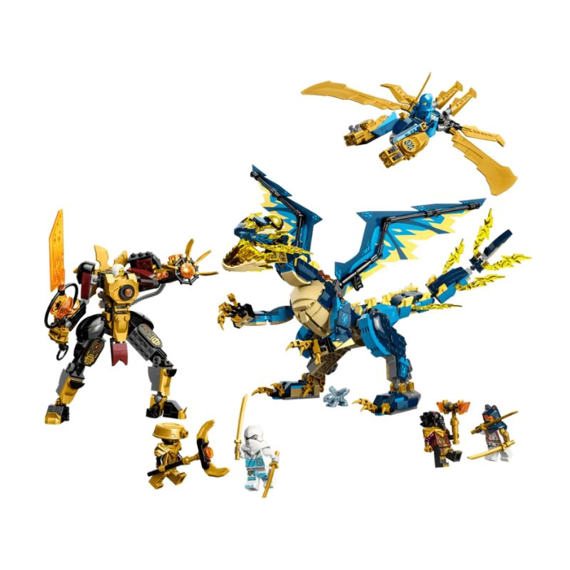 Lego Ninjago Elemental Dragon vs. The Empress Mech