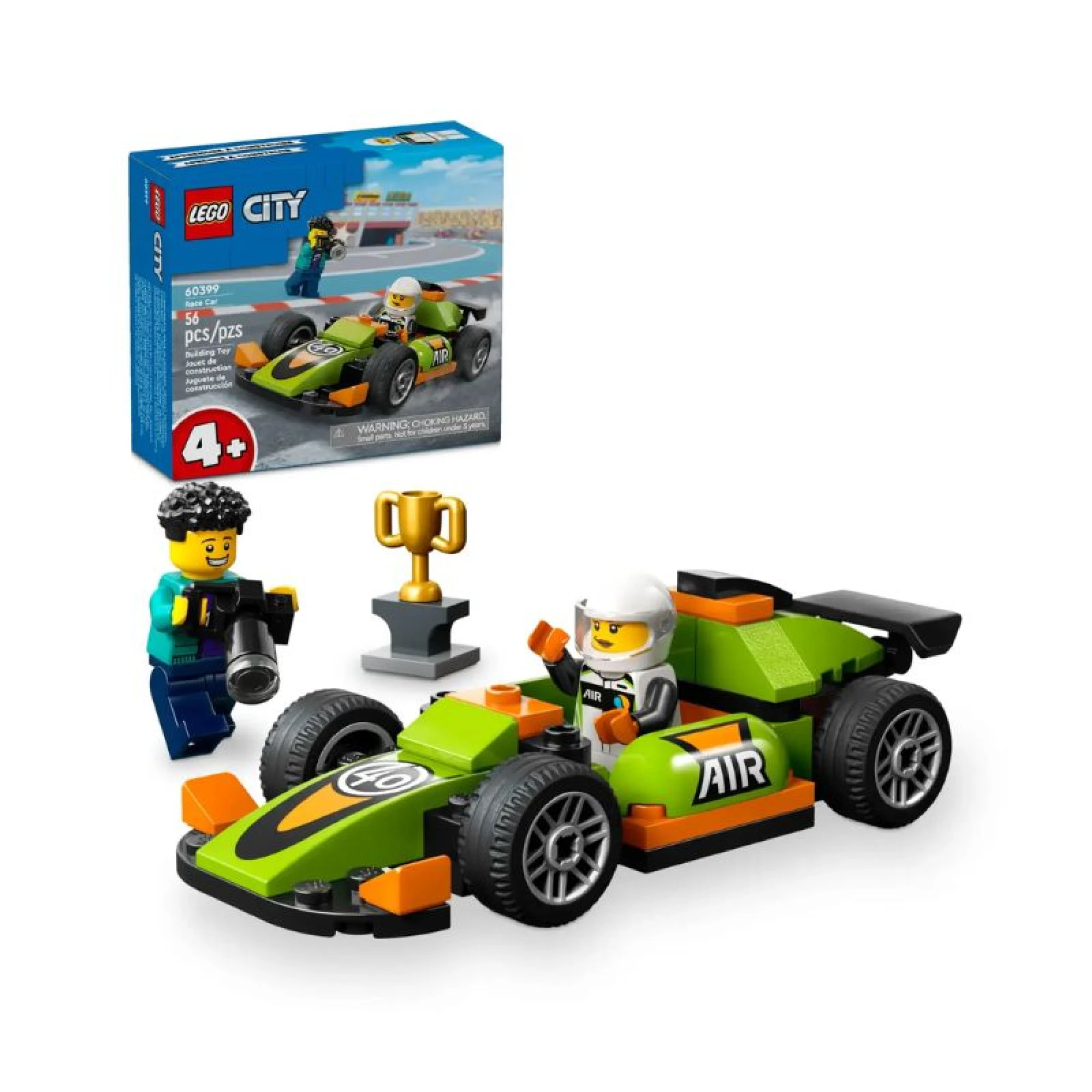 Lego City Green Race Car