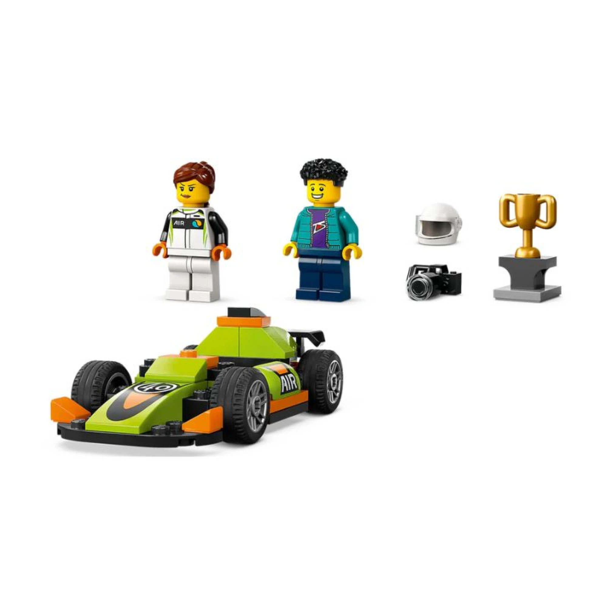 Lego City Green Race Car