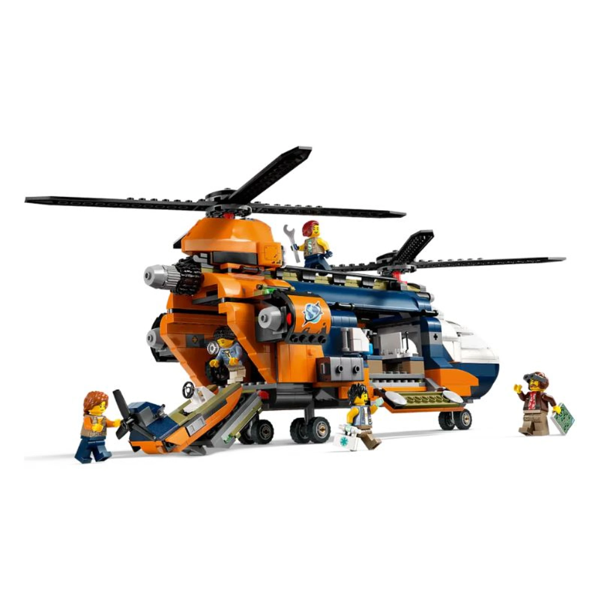 Lego City Jungle Explorer Helicopter at Base Camp