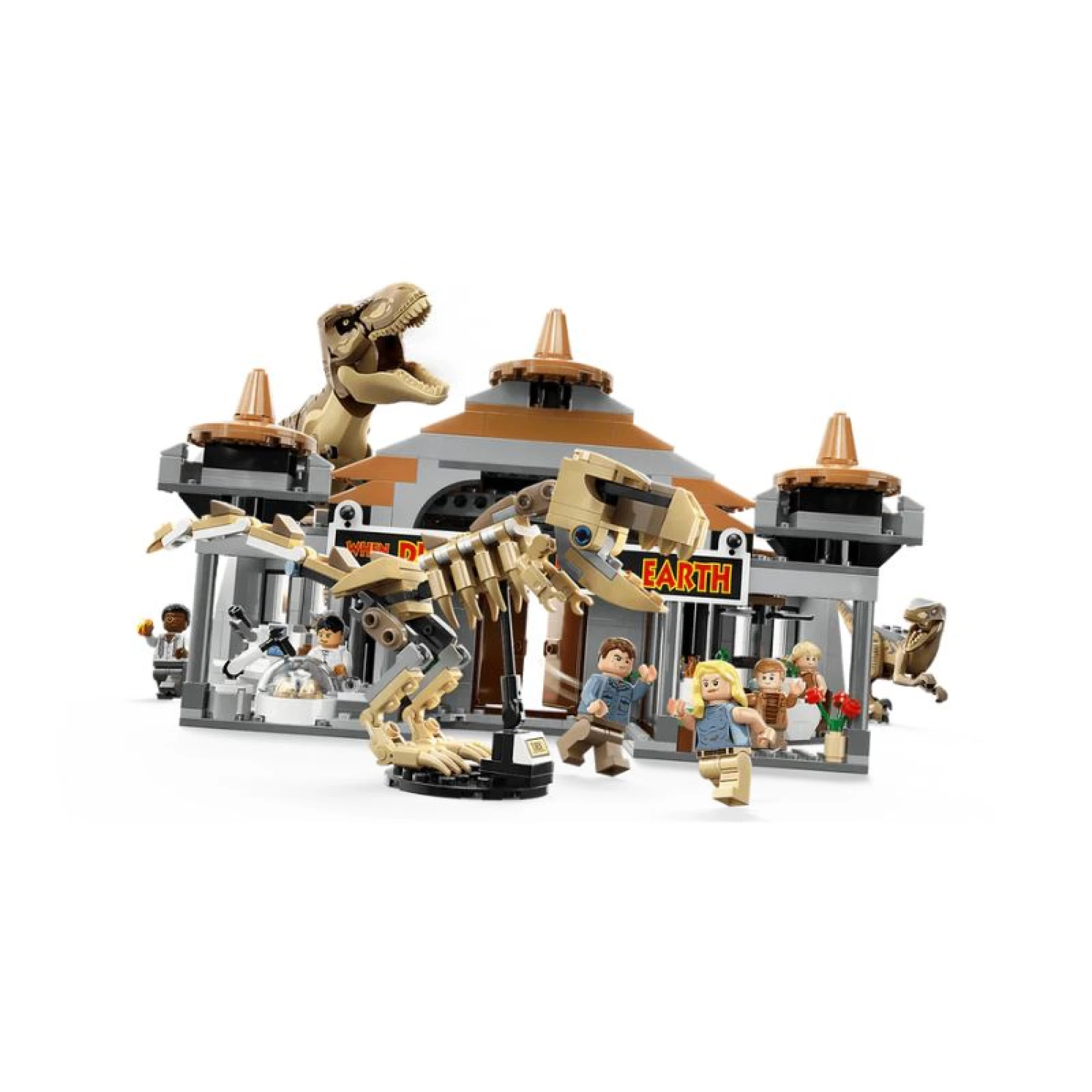 Lego Jurassic Park 30th Anniversary - Visitor Center: T. Rex &amp; Raptor Attack
