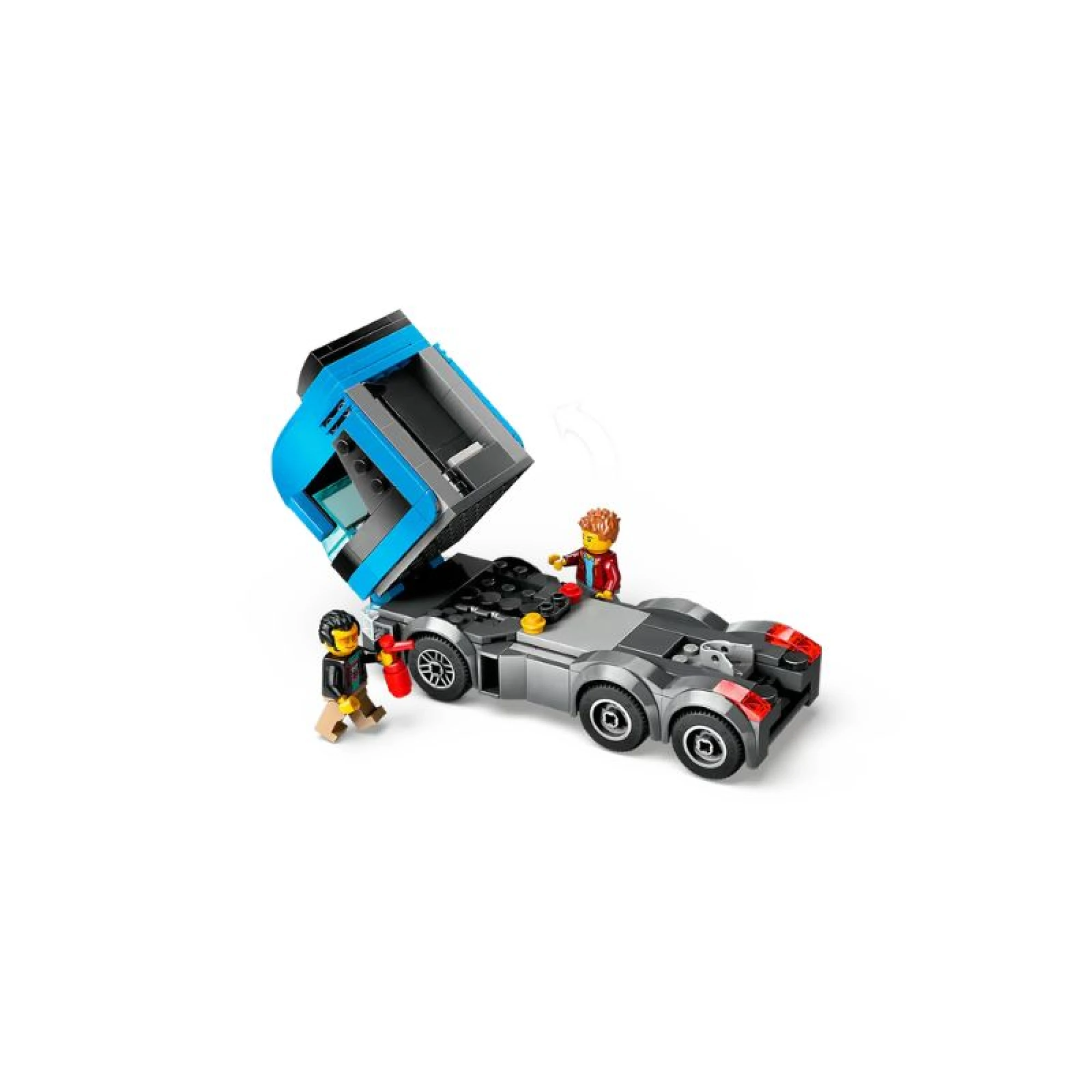 Lego City Car Transporter Truck with Sports Cars