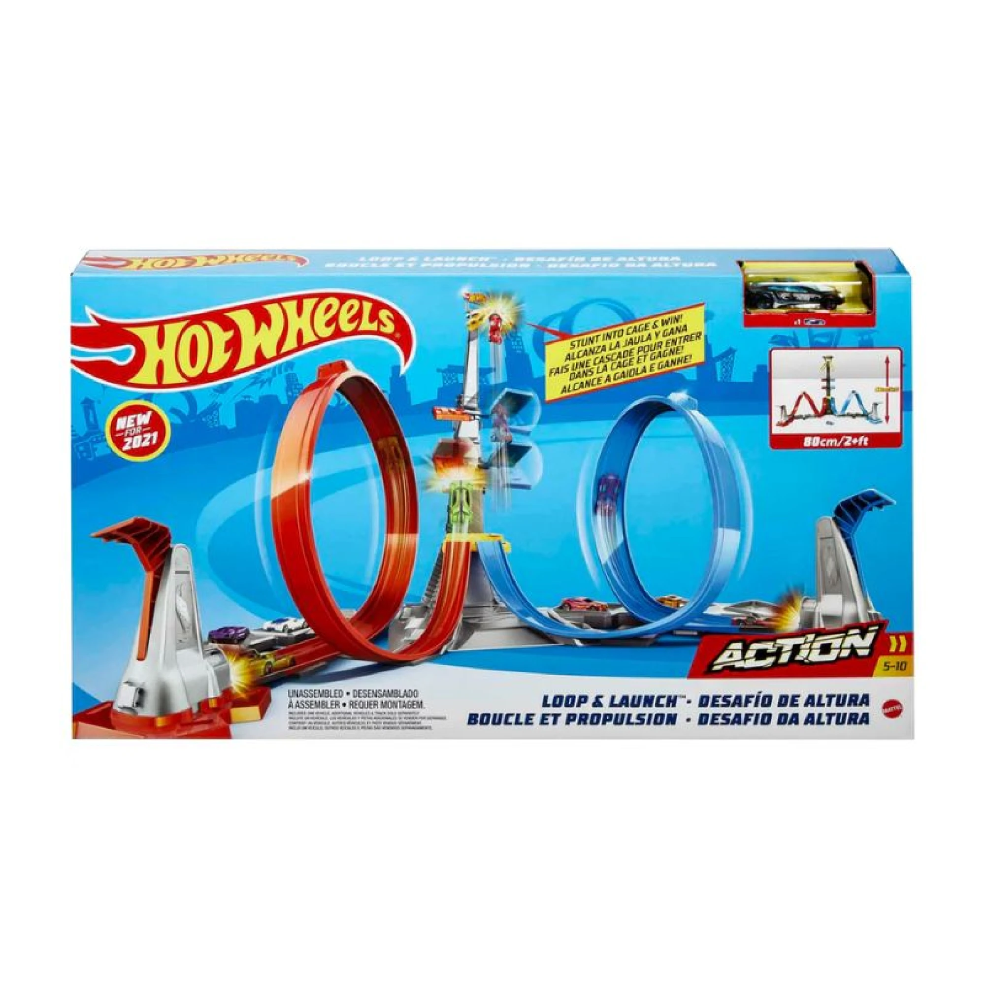 Hot Wheels Looping Action Track Set