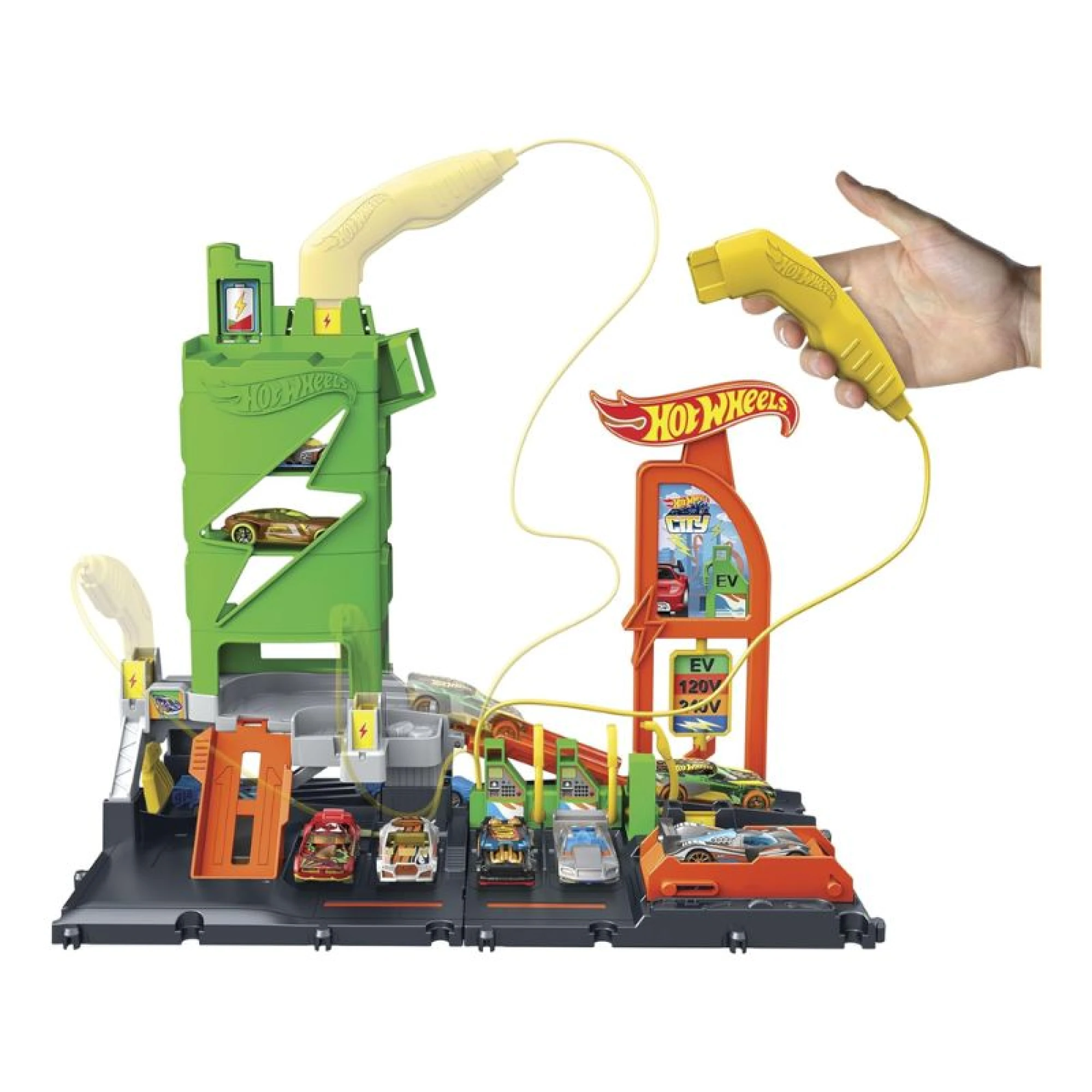 Hot Wheels City Super Recharge Fuel Station