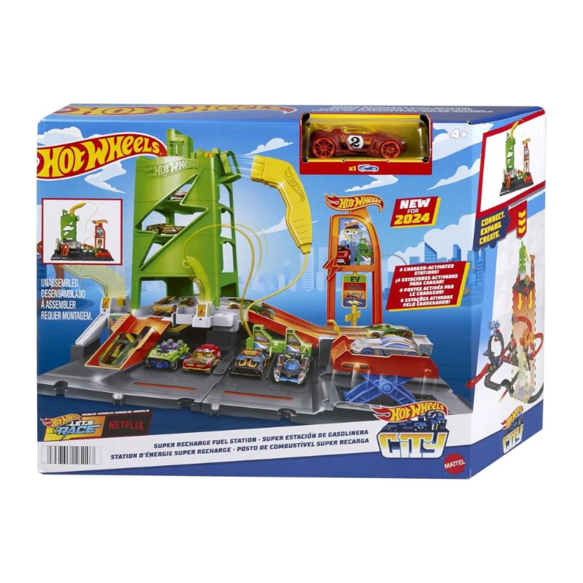 Hot Wheels City Super Recharge Fuel Station