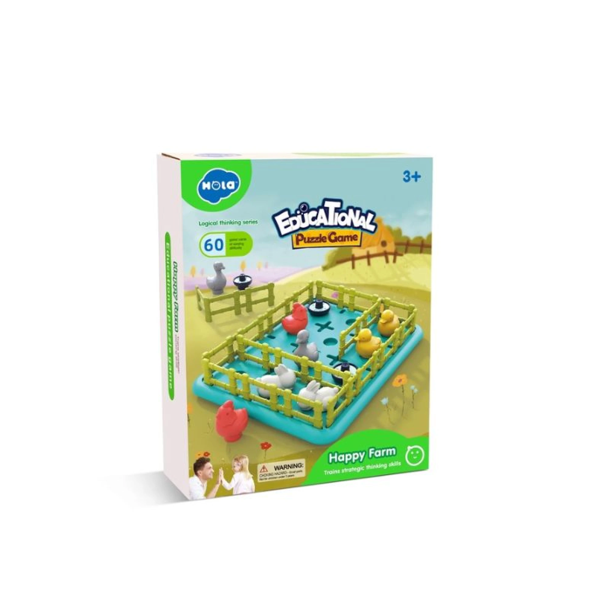 Hola Educational Puzzle Game Happy Farm
