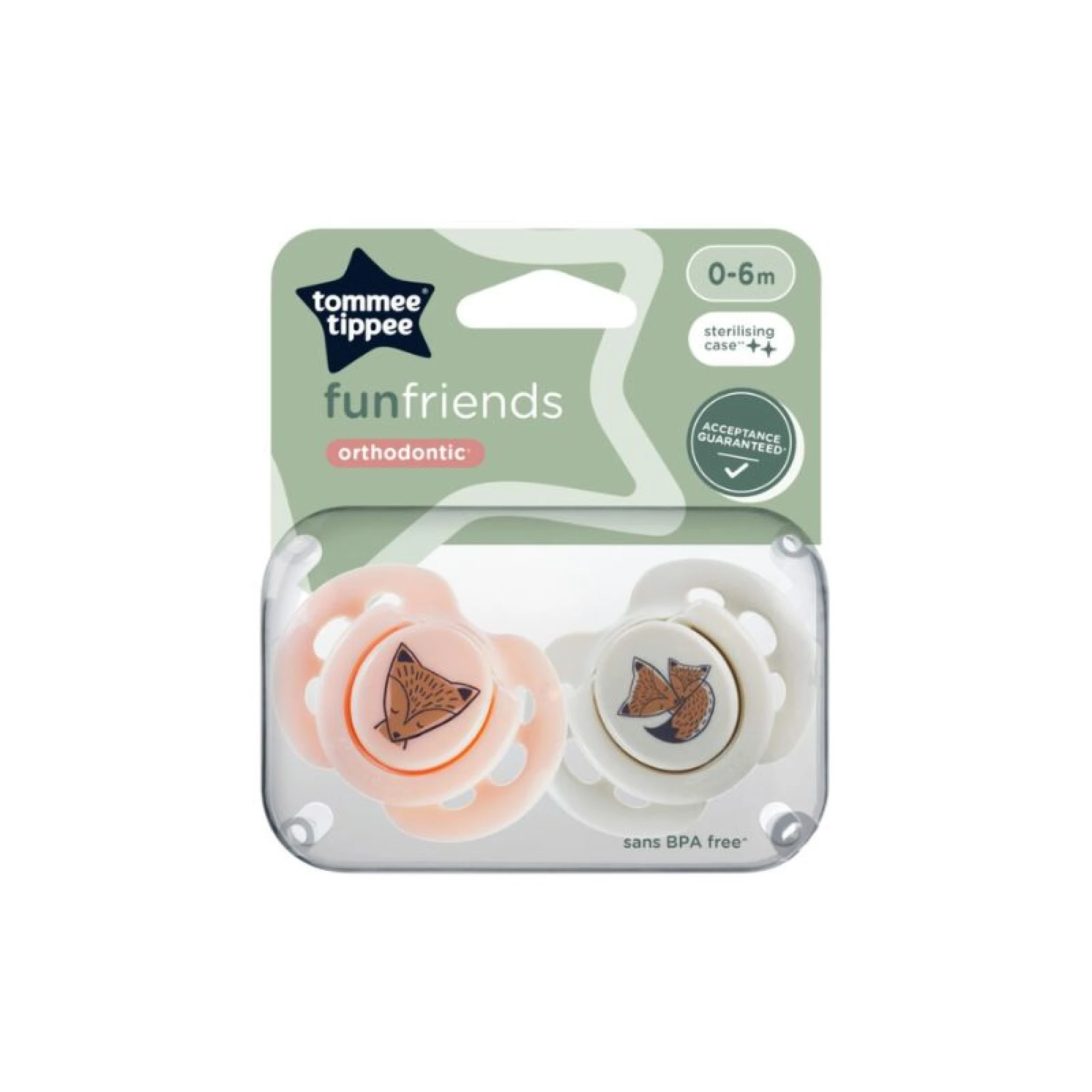 Tommee Tippee Fun Friends Soother 0-6m