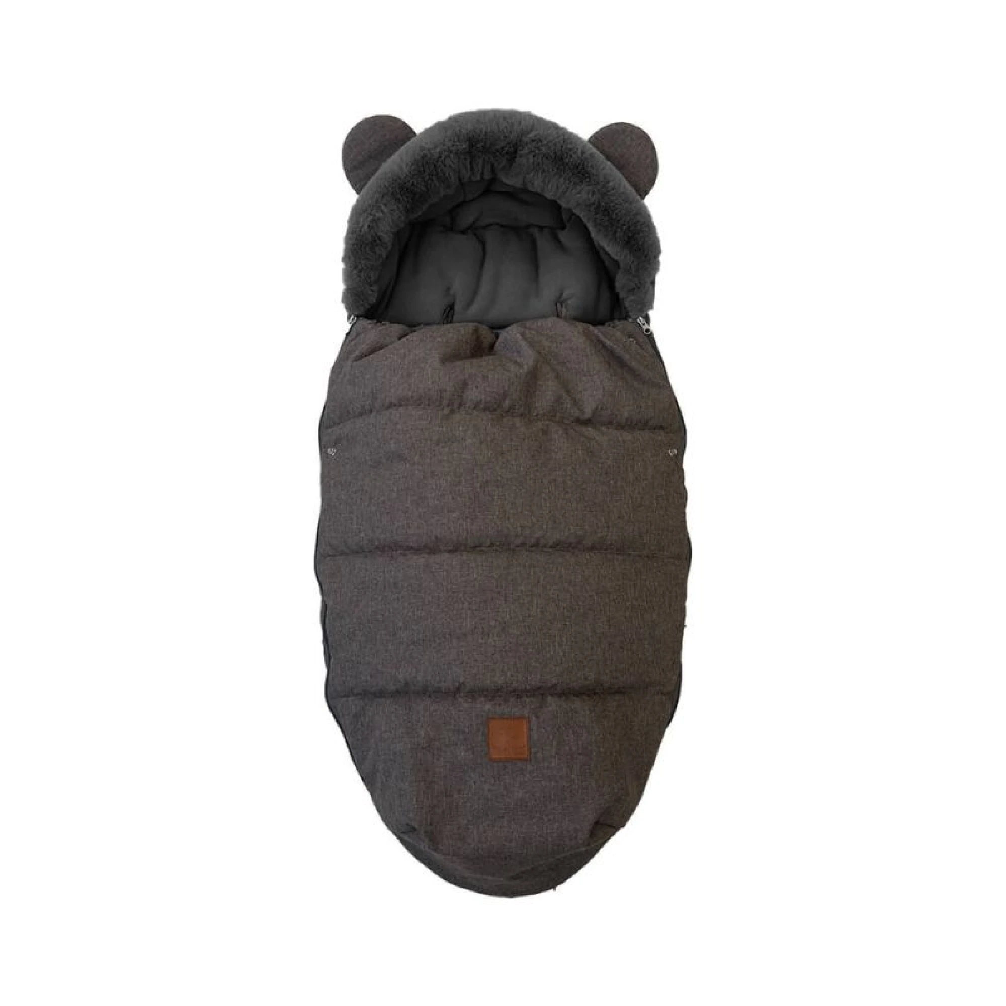 Bebe Stars Footmuff Luxury Velour Brown