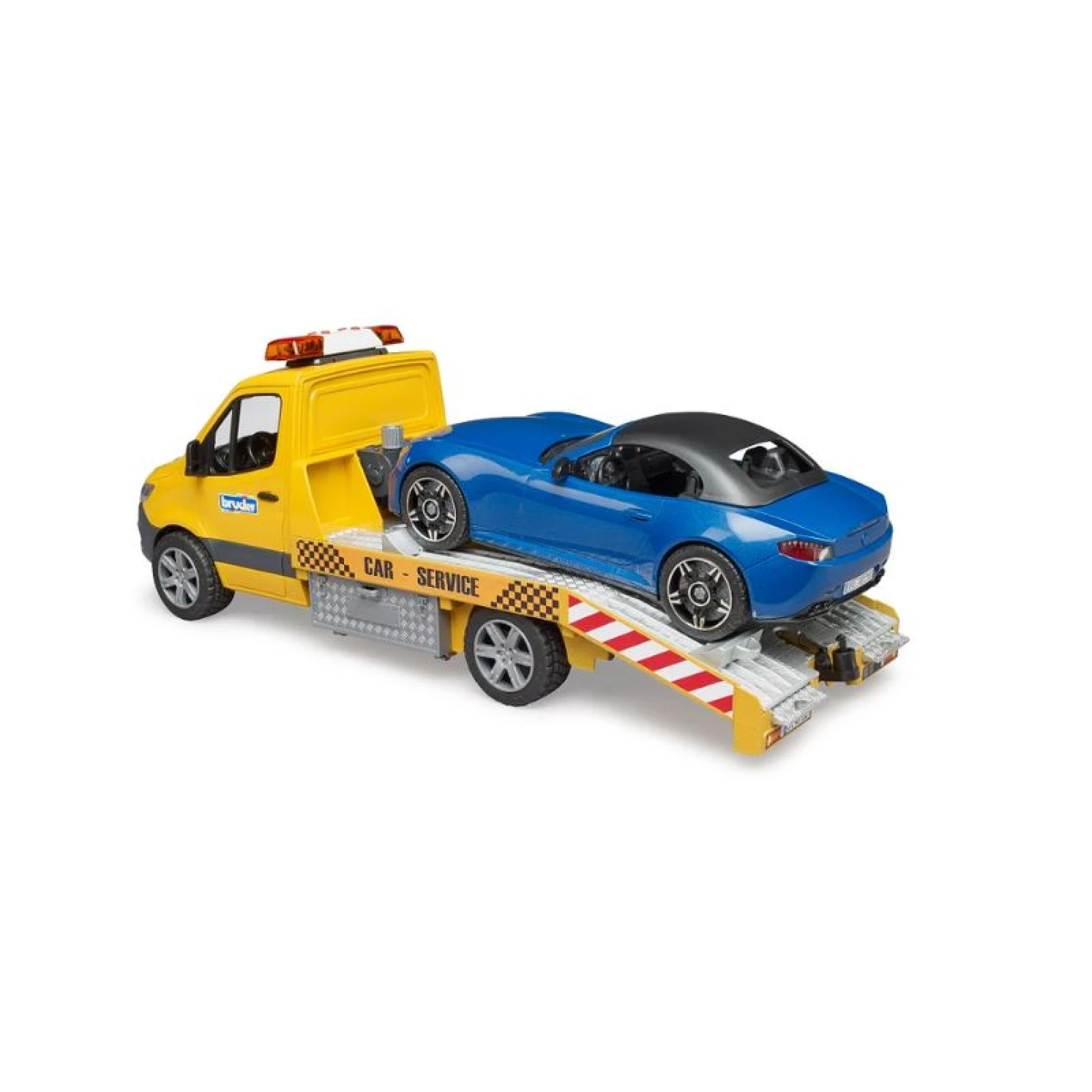 Bruder MB Sprinter Tow Truck w/ Roaster, Light &amp; Sound Module