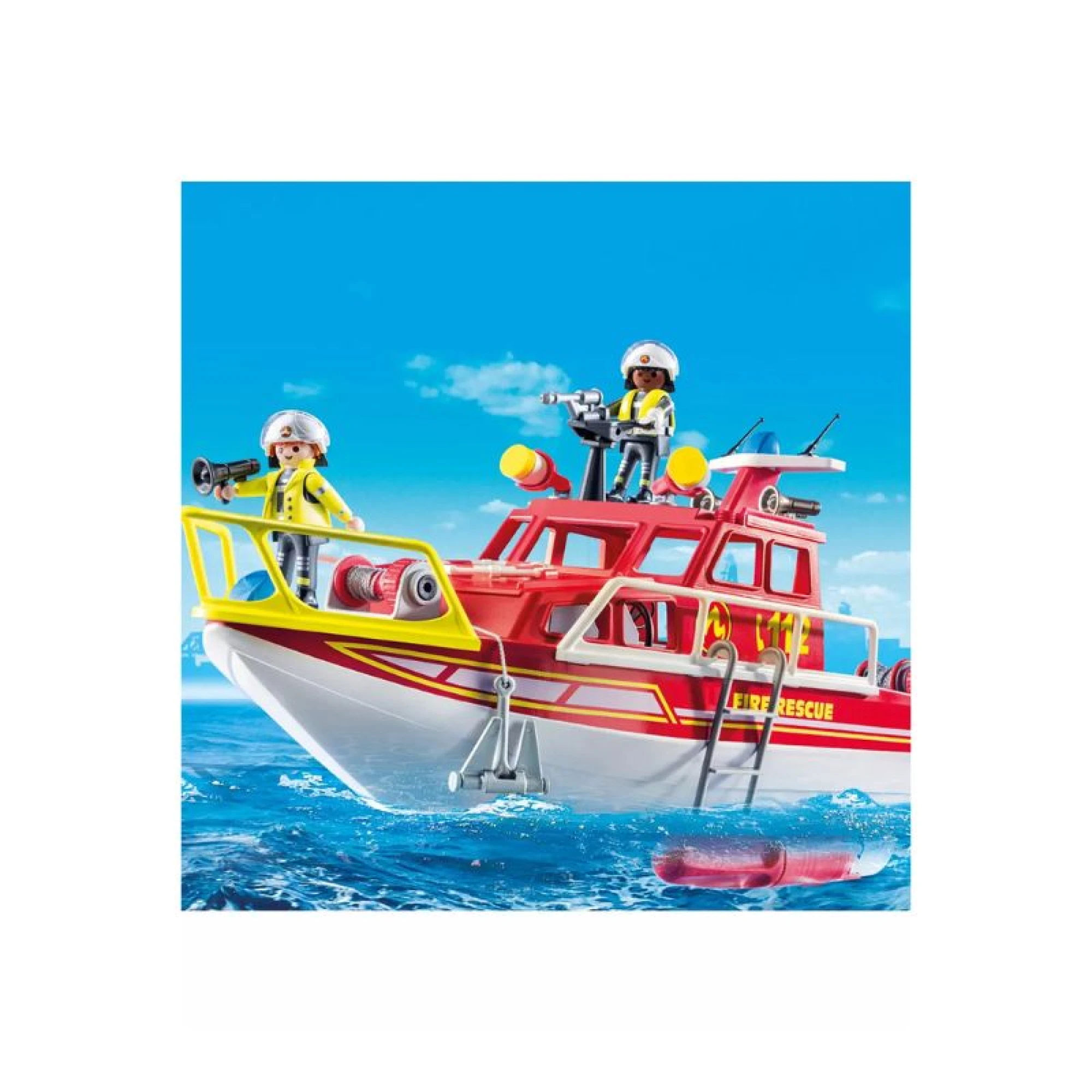 Playmobil  Fire Rescue Boat with Underwater Motor
