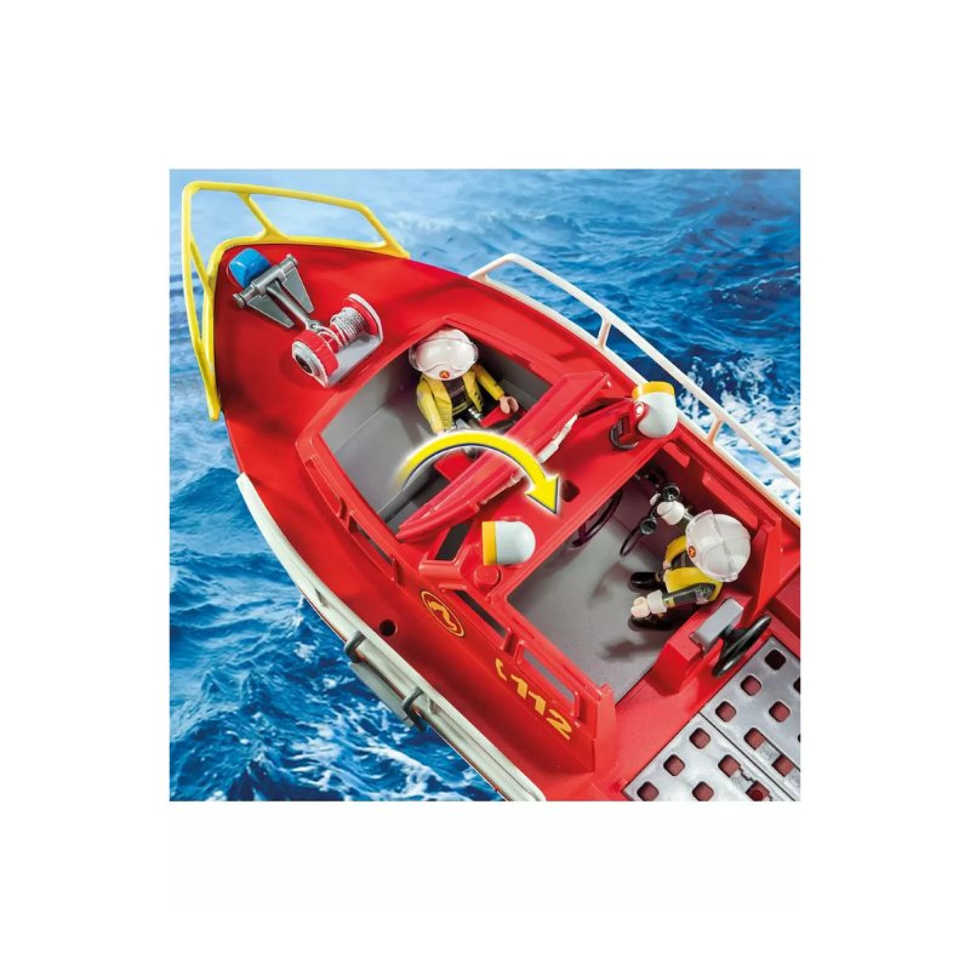 Playmobil  Fire Rescue Boat with Underwater Motor