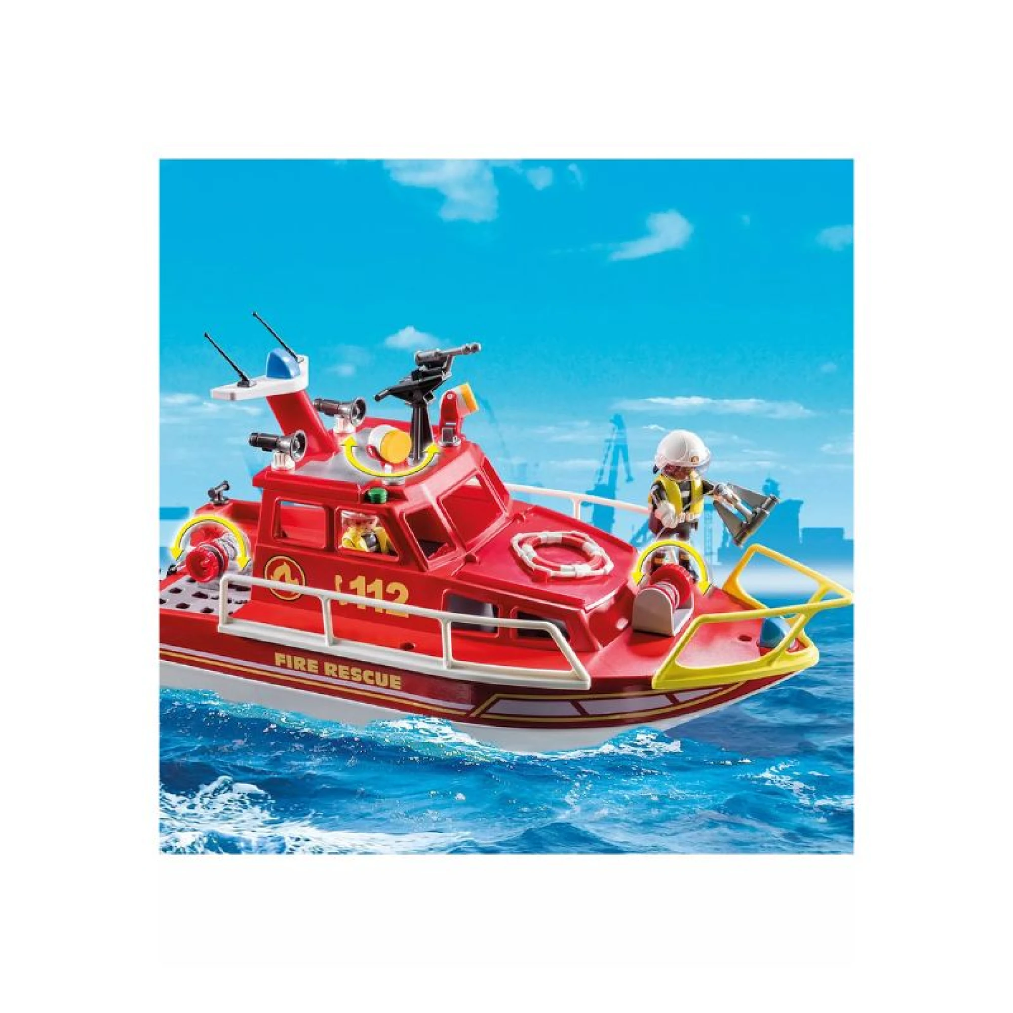 Playmobil  Fire Rescue Boat with Underwater Motor