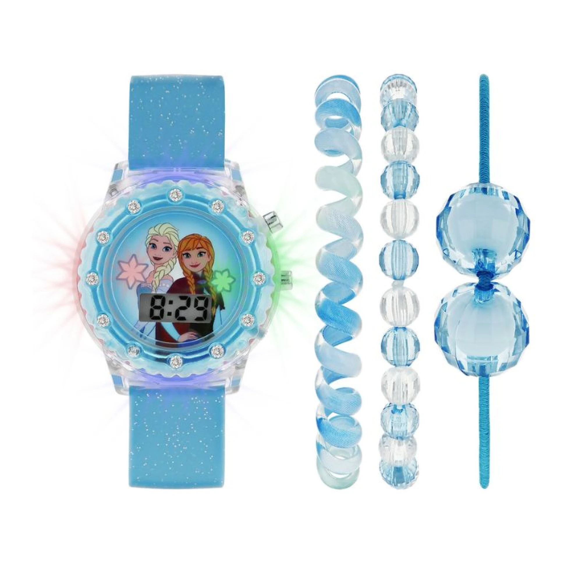 Frozen Light Up Digital Watch &amp; Bracelet Set