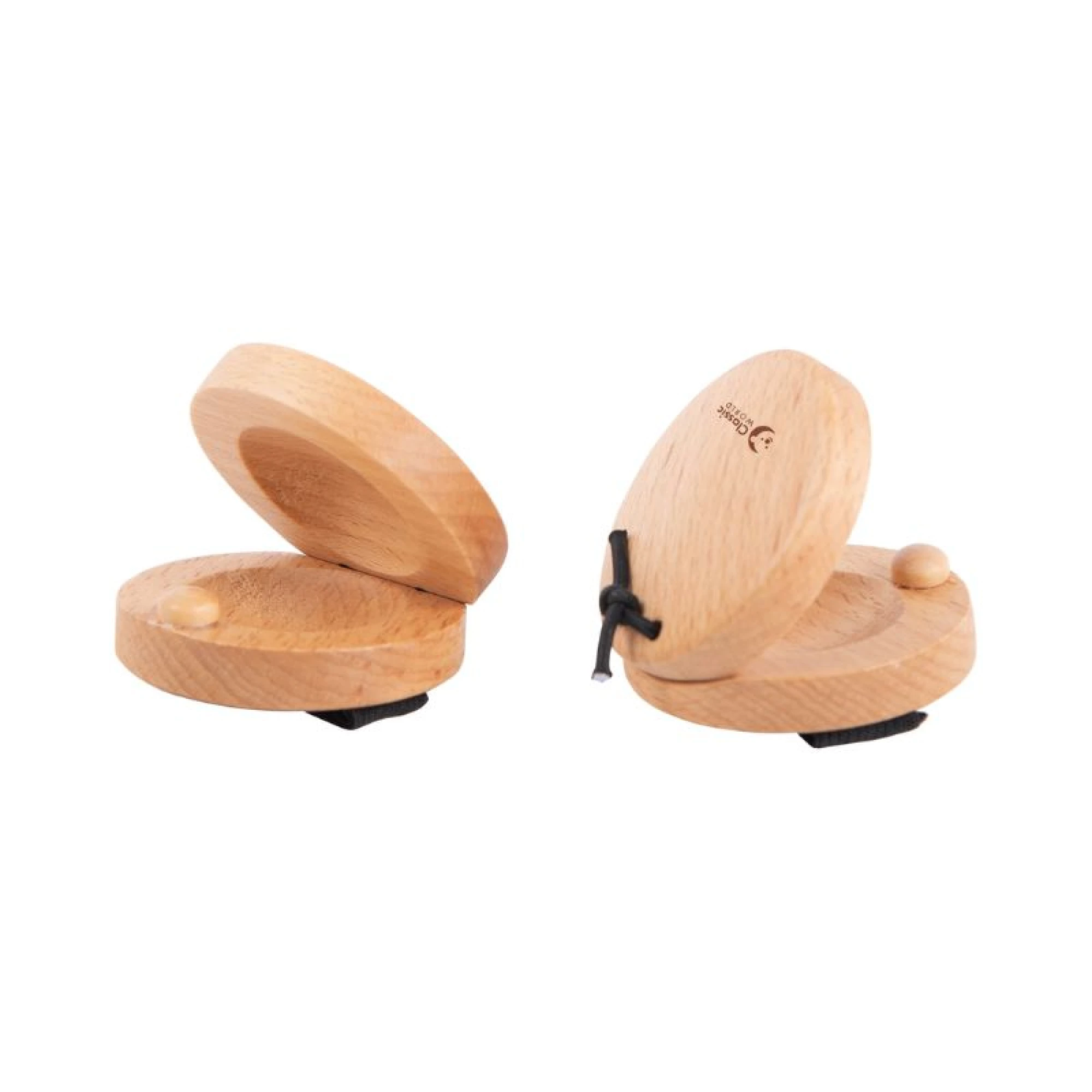 Classic World Wooden Castanets, 2 pcs.