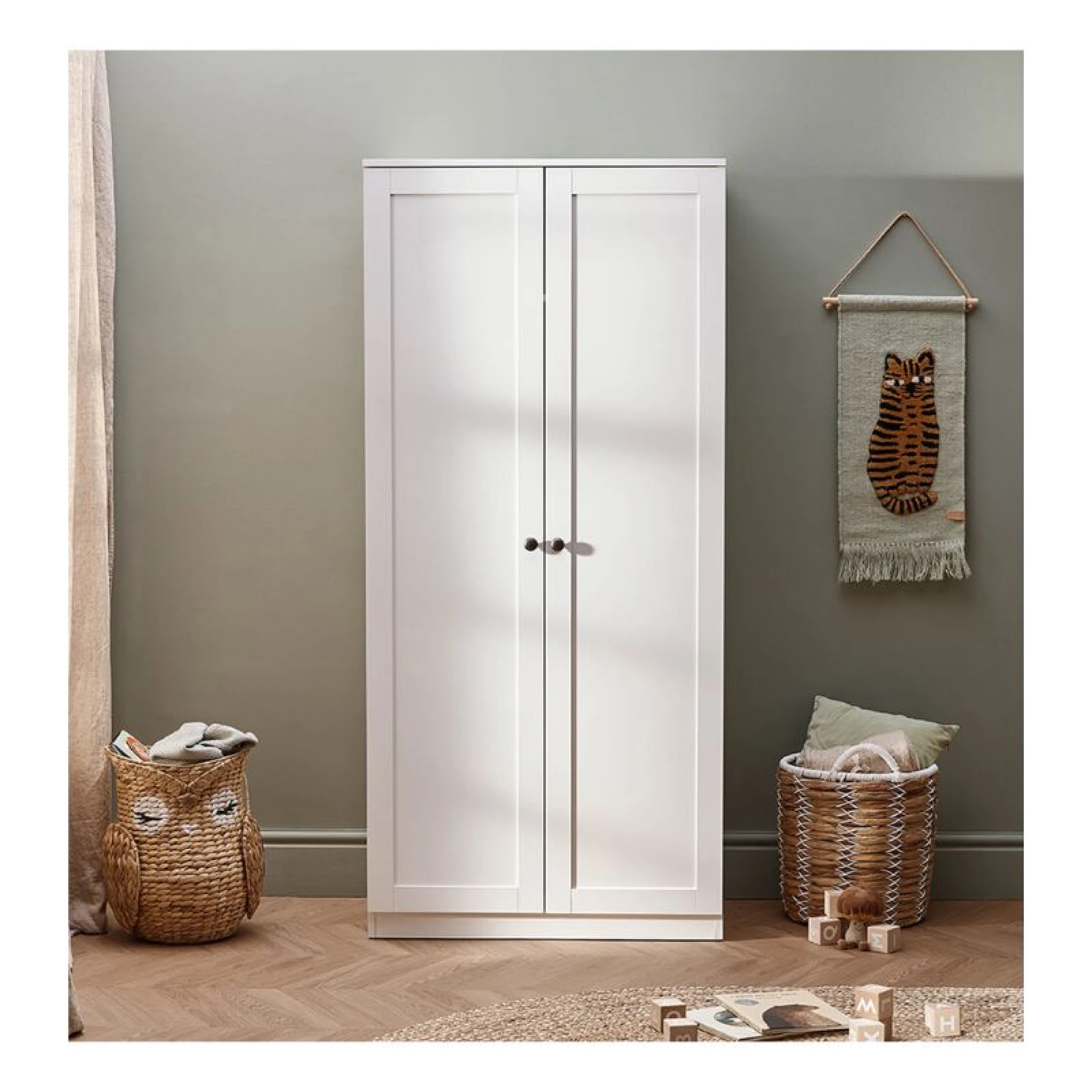 Silver Cross Bromley Wardrobe White