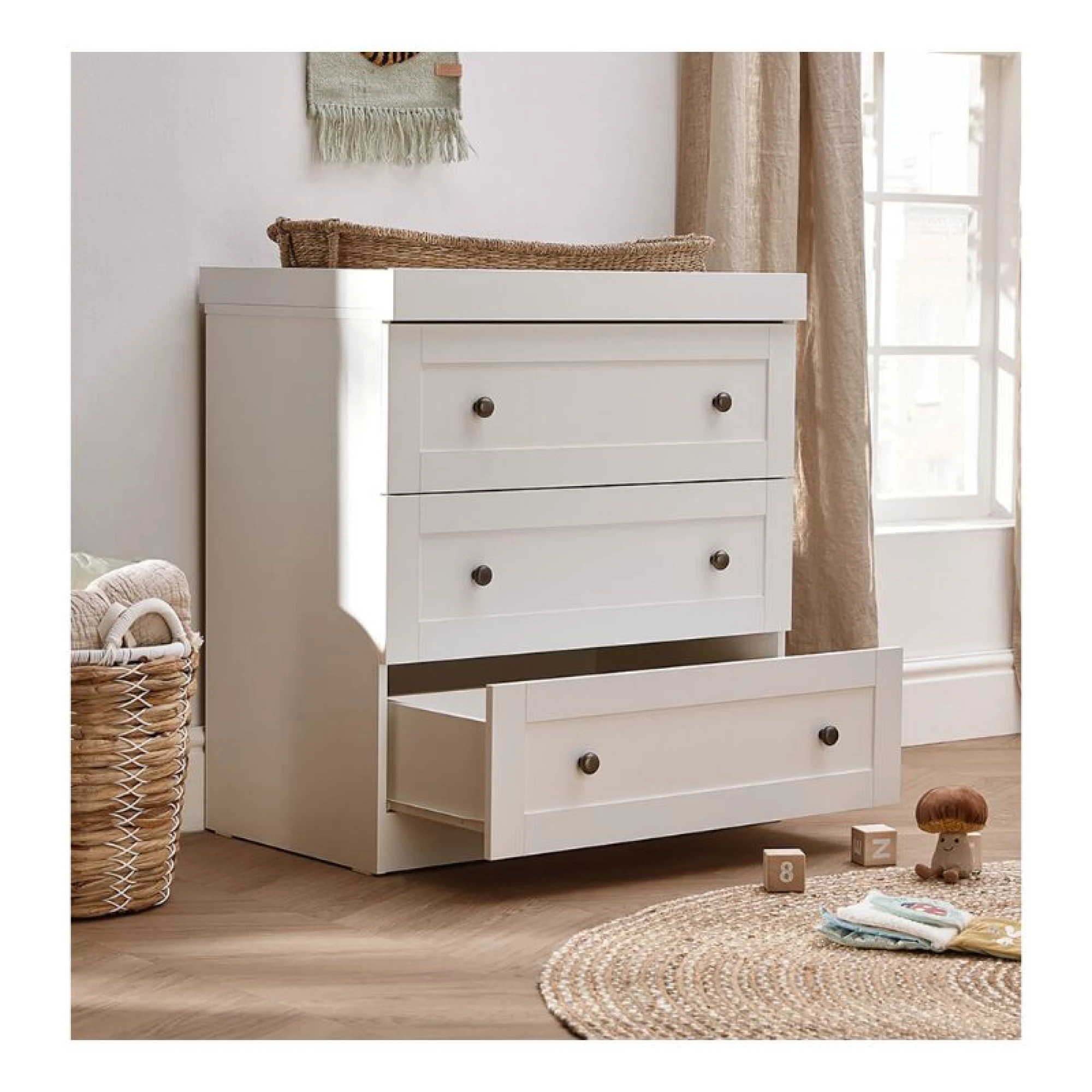 Silver Cross Bromley Dresser White
