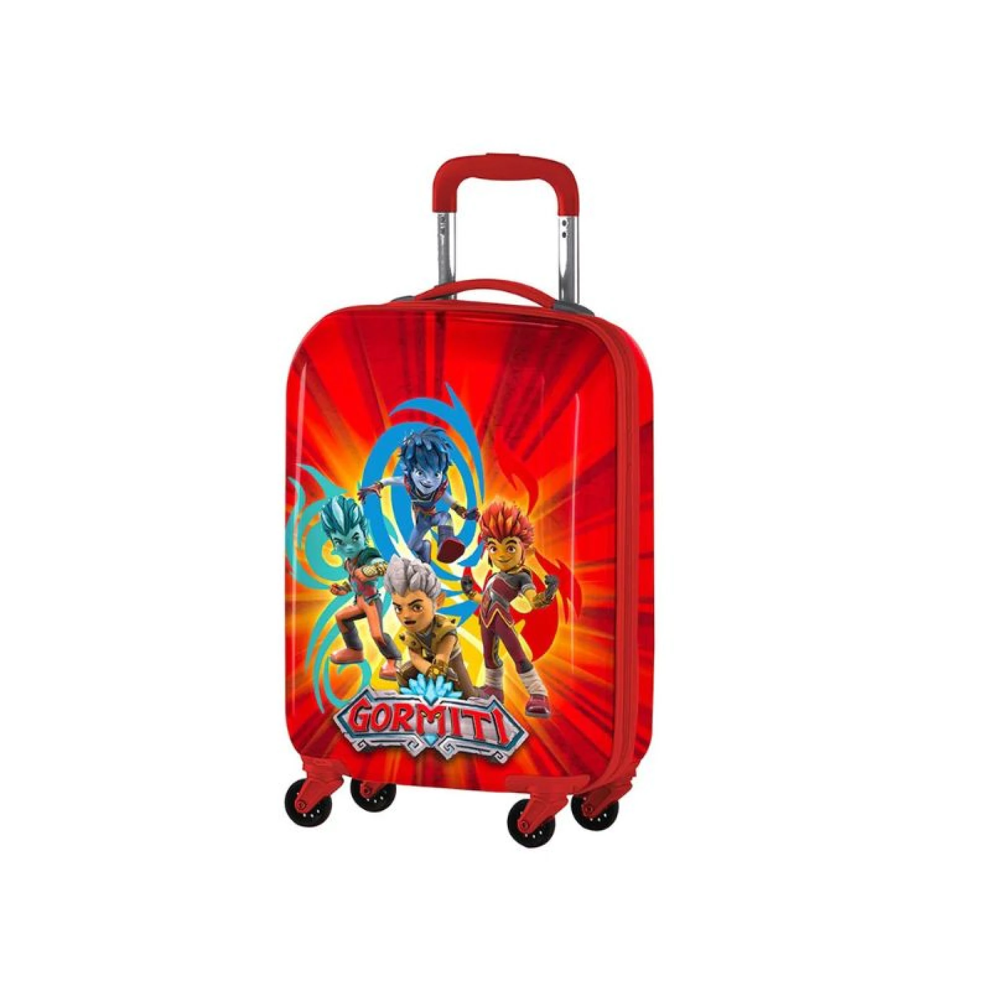 Gormiti Trolley in ABS and Red Metal with 4 Wheels