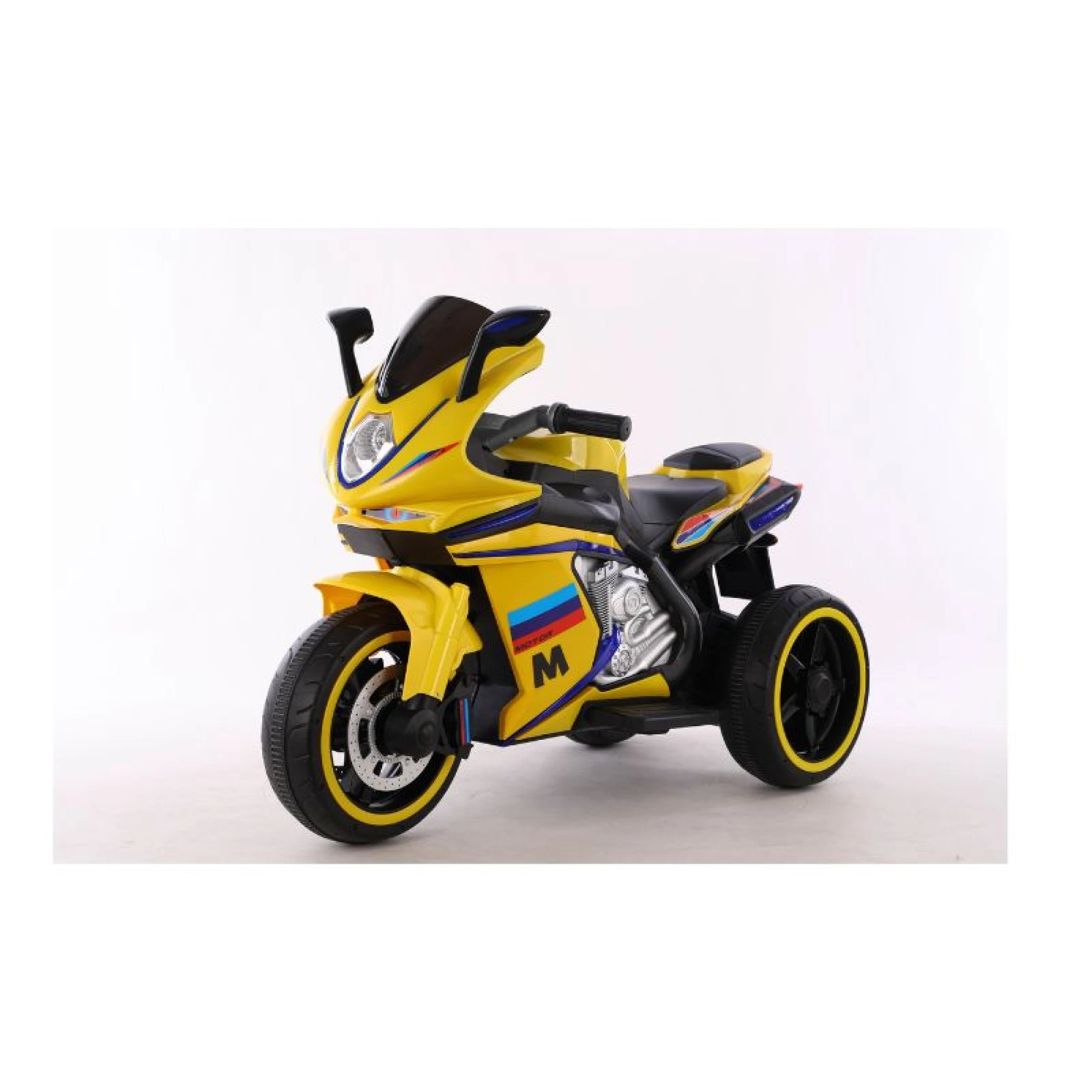 M Electric Bike For Kids 3Wheels 12V - Yellow