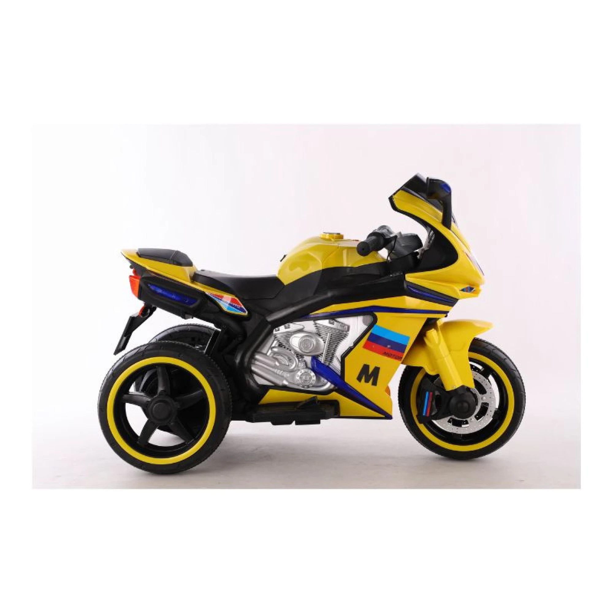 M Electric Bike For Kids 3Wheels 12V - Yellow