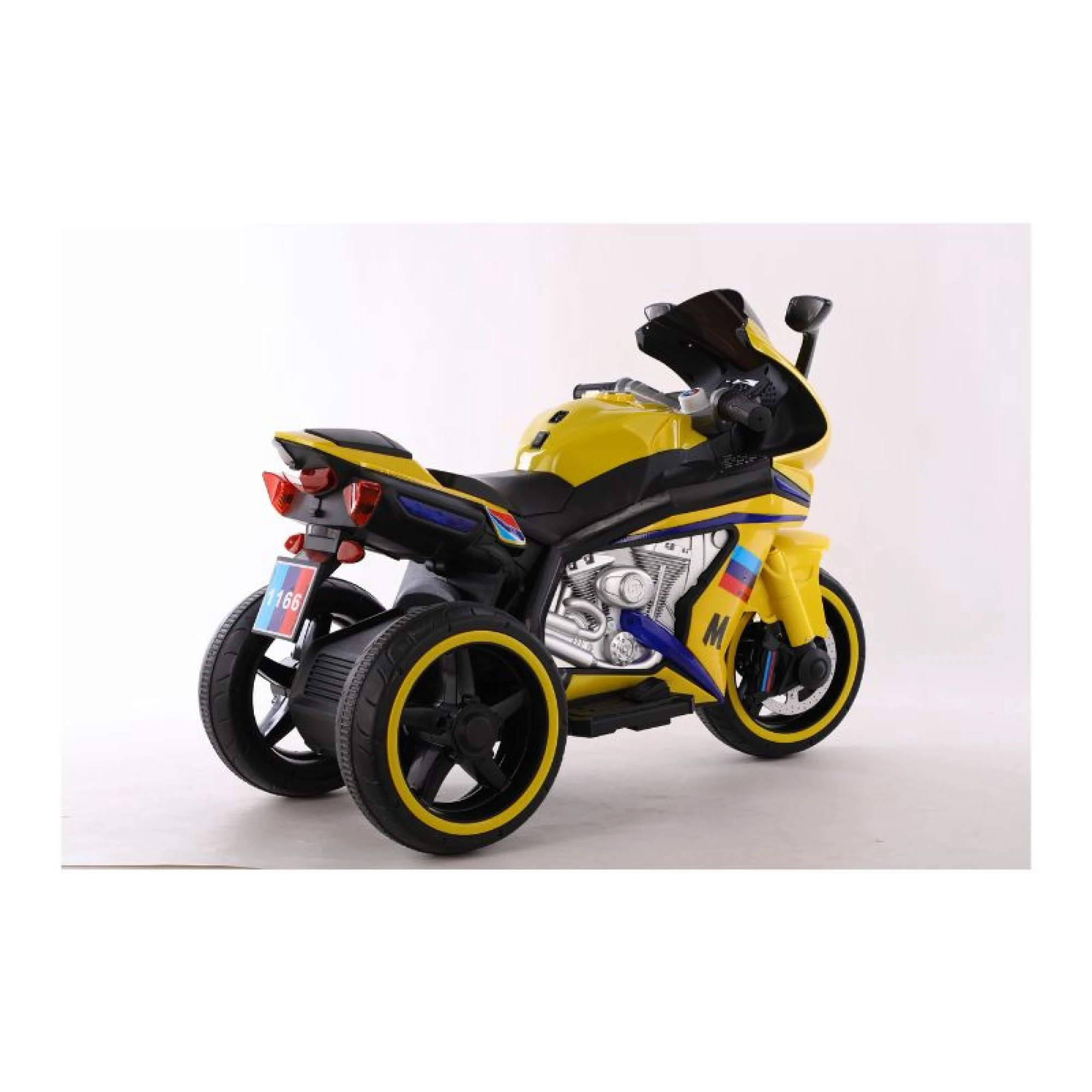 M Electric Bike For Kids 3Wheels 12V - Yellow
