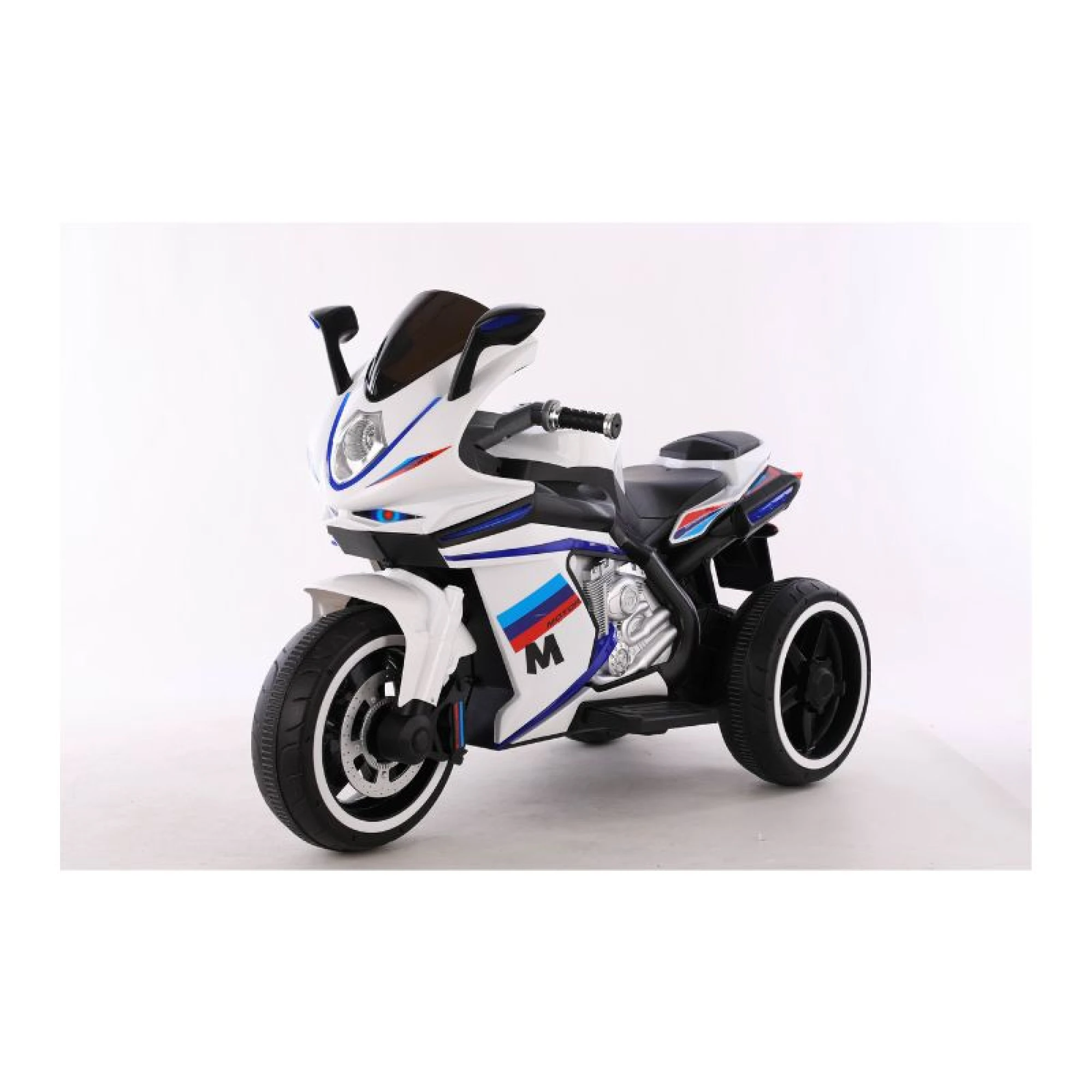 M Electric Bike For Kids 3Wheels 12V - White