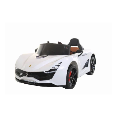 Ferrari Famous Electric Car For Kids 12V - White