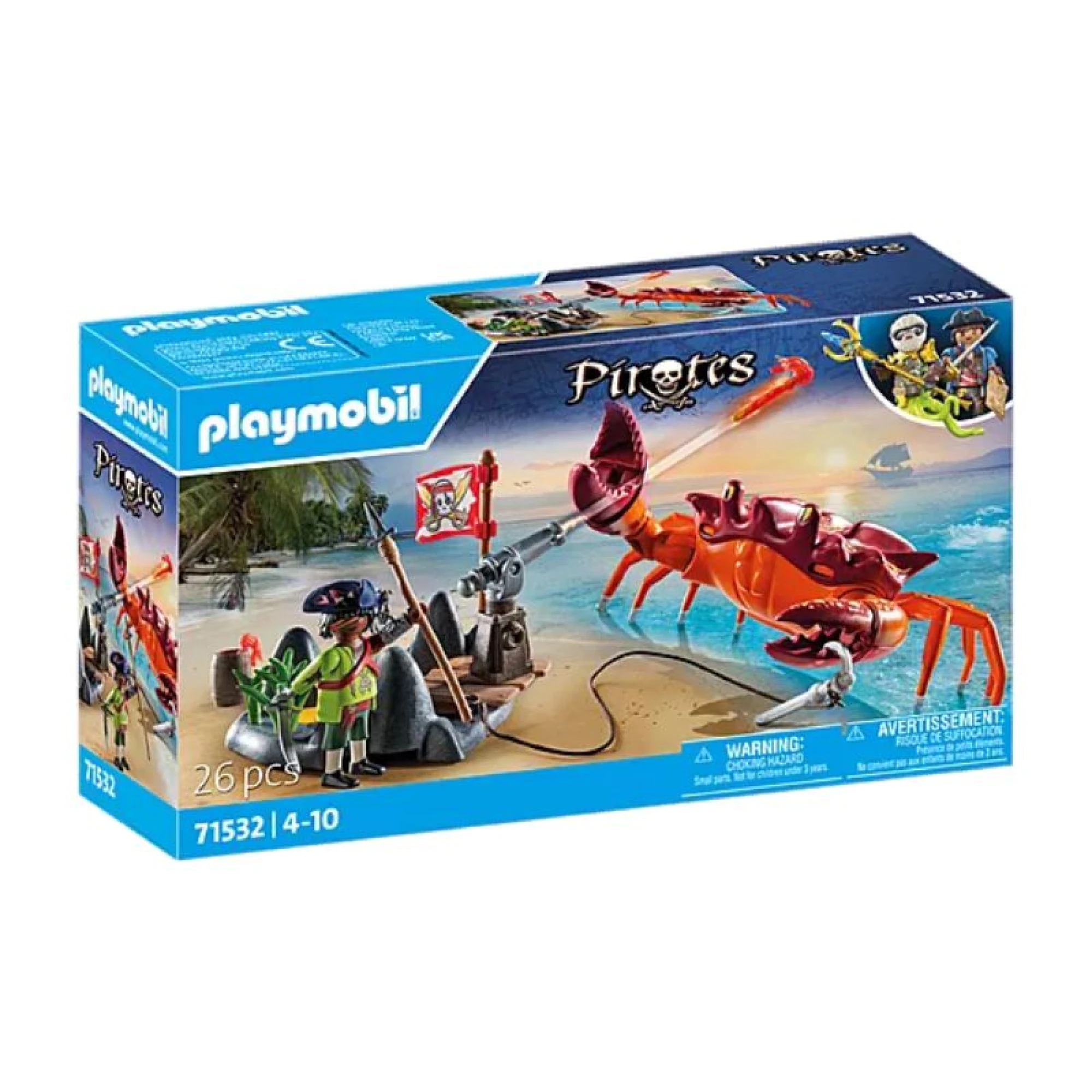 Playmobil Battle against the Giant Crab