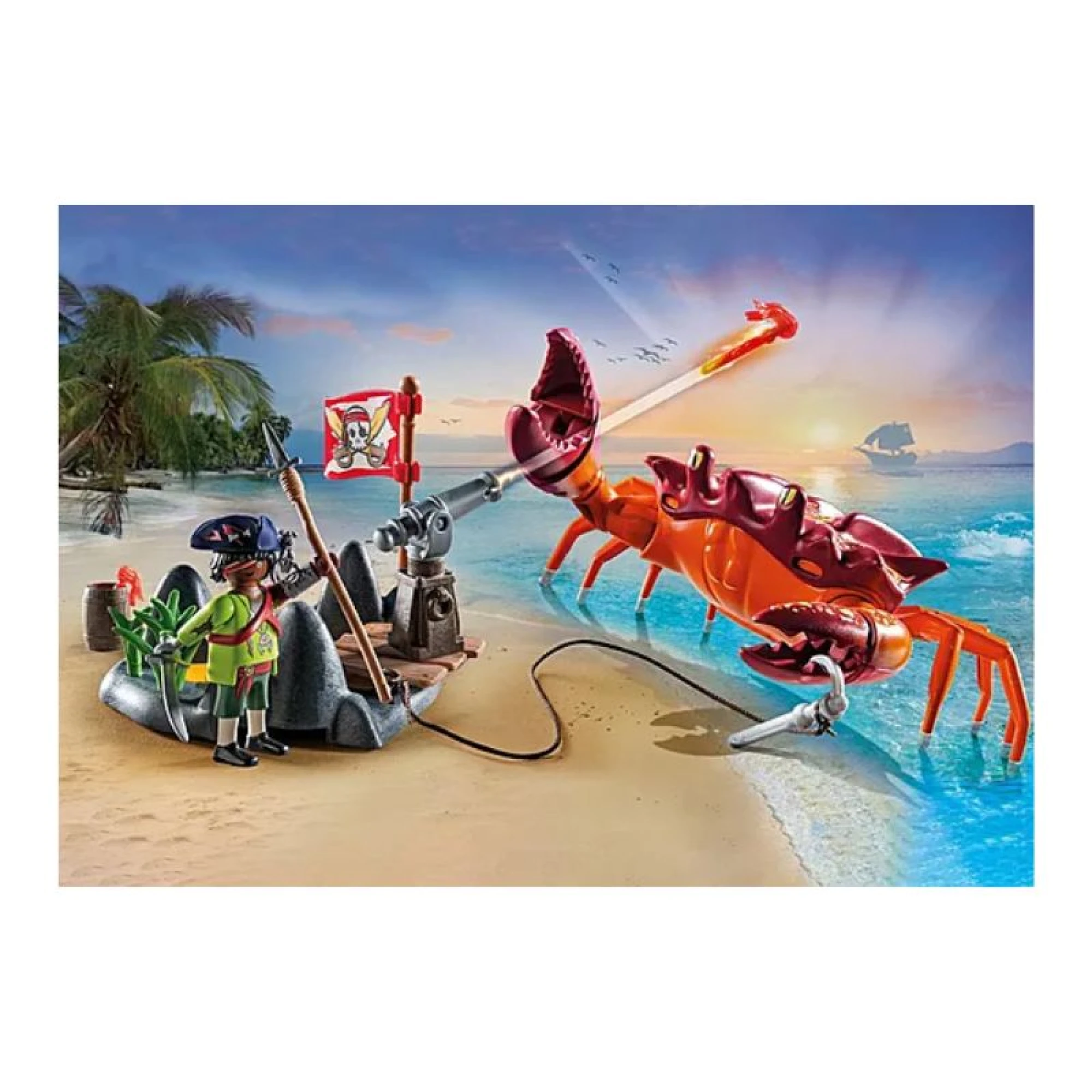 Playmobil Battle against the Giant Crab