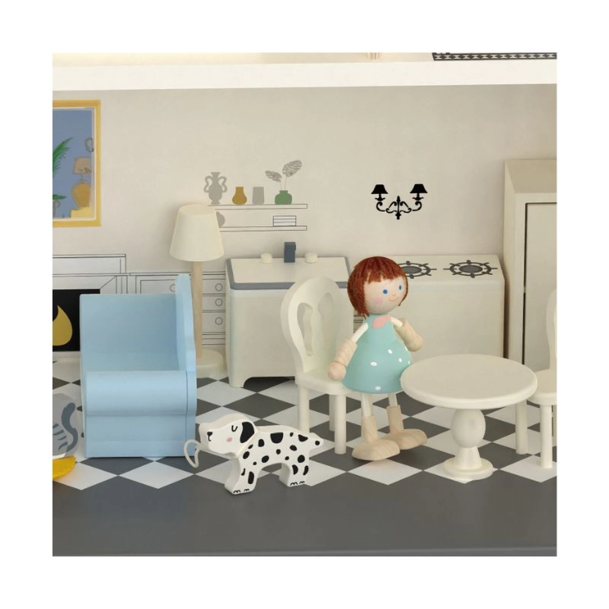 Classic World Toys Vintage Dollhouse
