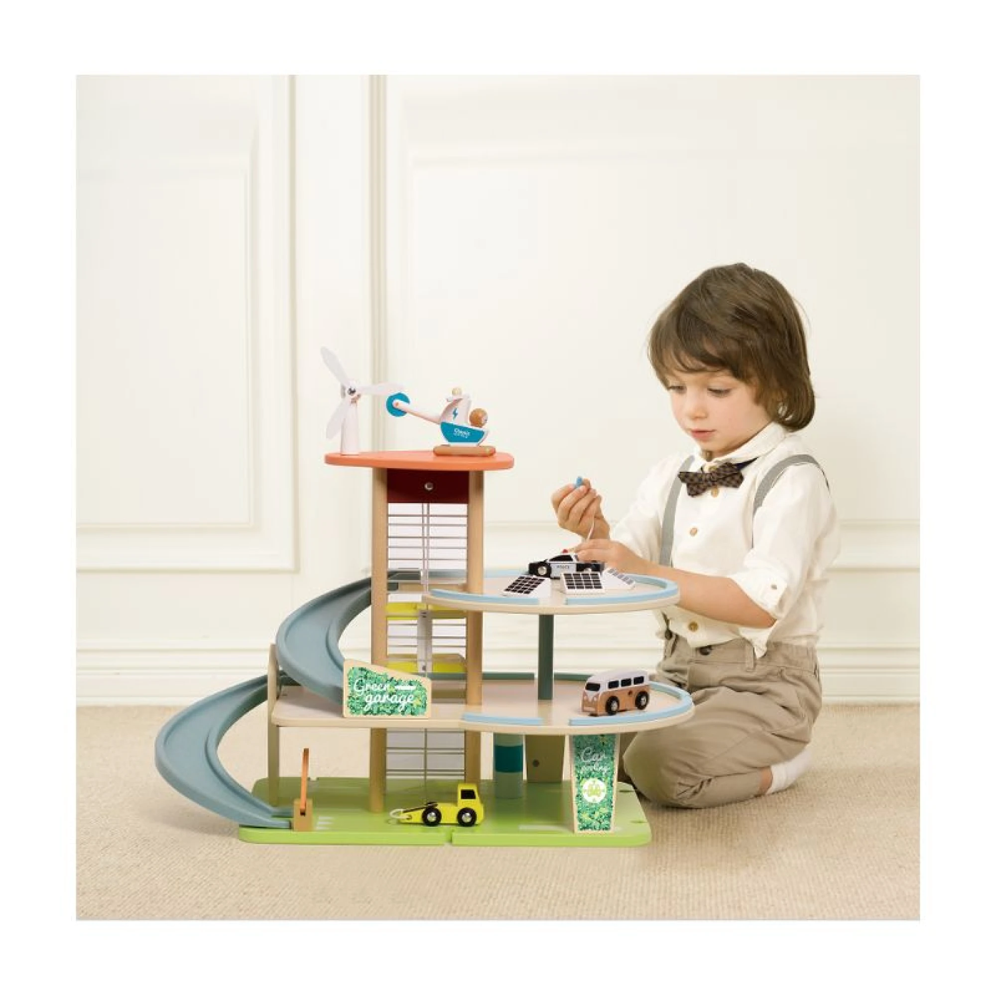 Classic World Toys Green Garage