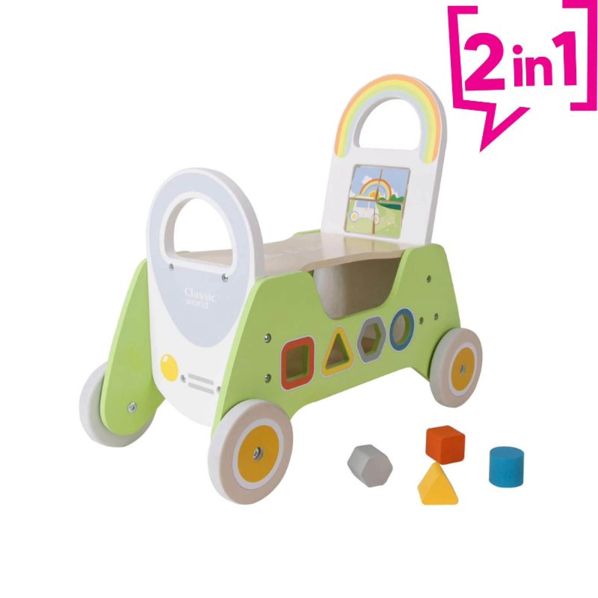 Classic World Toys 2 in 1 Rider Walker