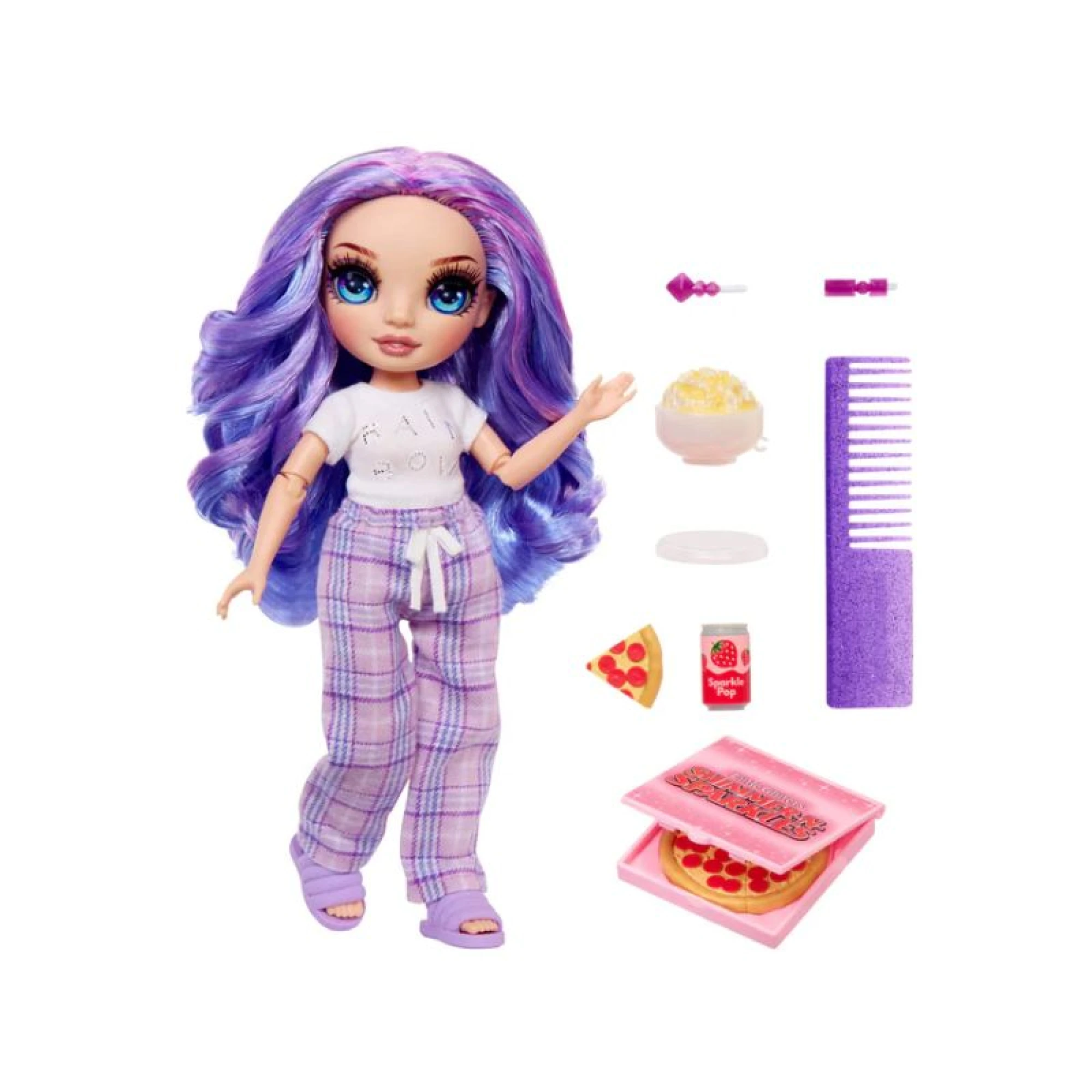 Rainbow High Junior High PJ Party Fashion Doll Violet (Purple)