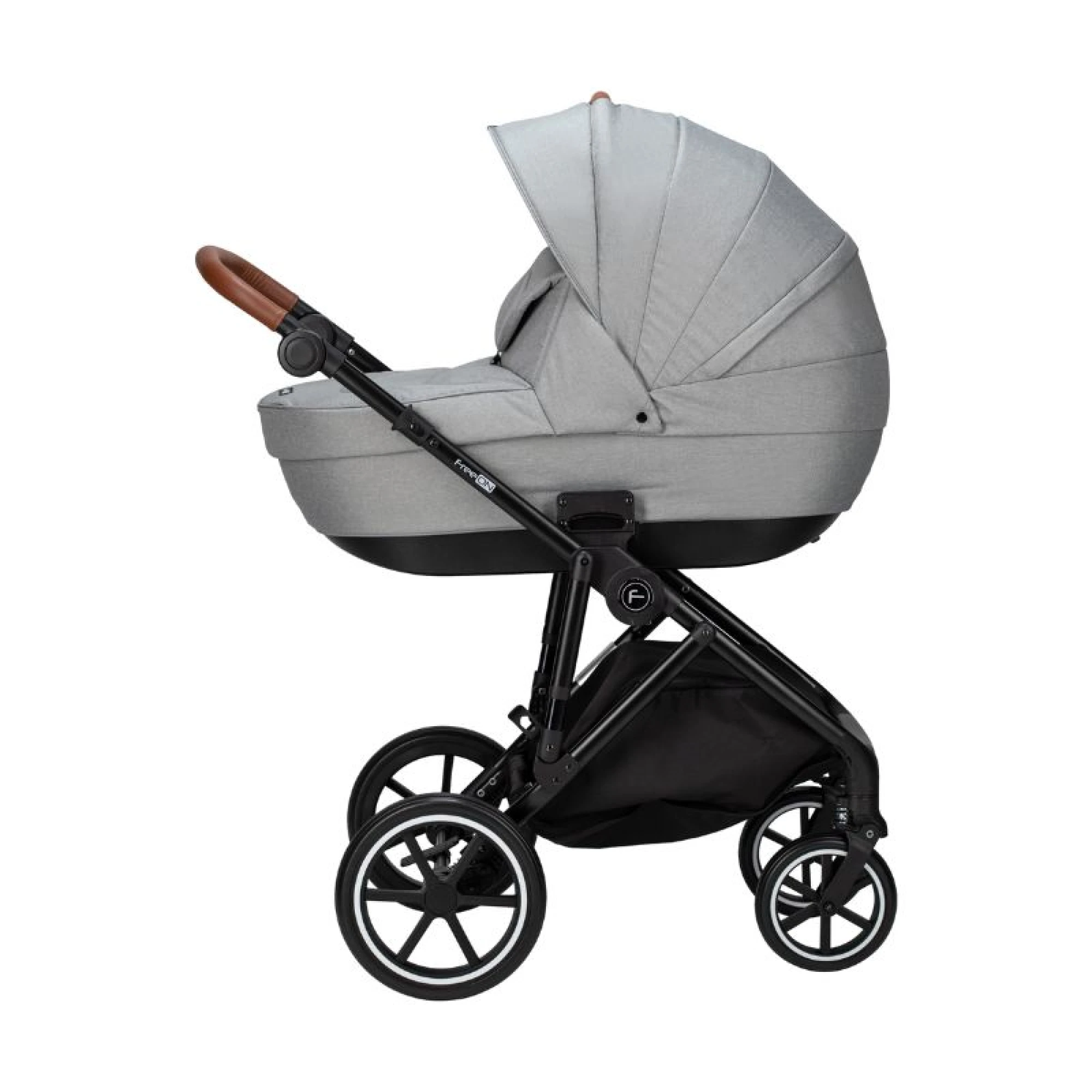 FreeOn Stroller Travel System, 4 in 1, Zen Deluxe, light gray