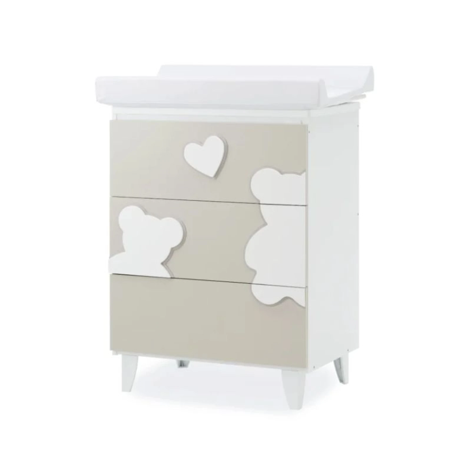 Italbaby Matisse Three Drawer Bath Chocco