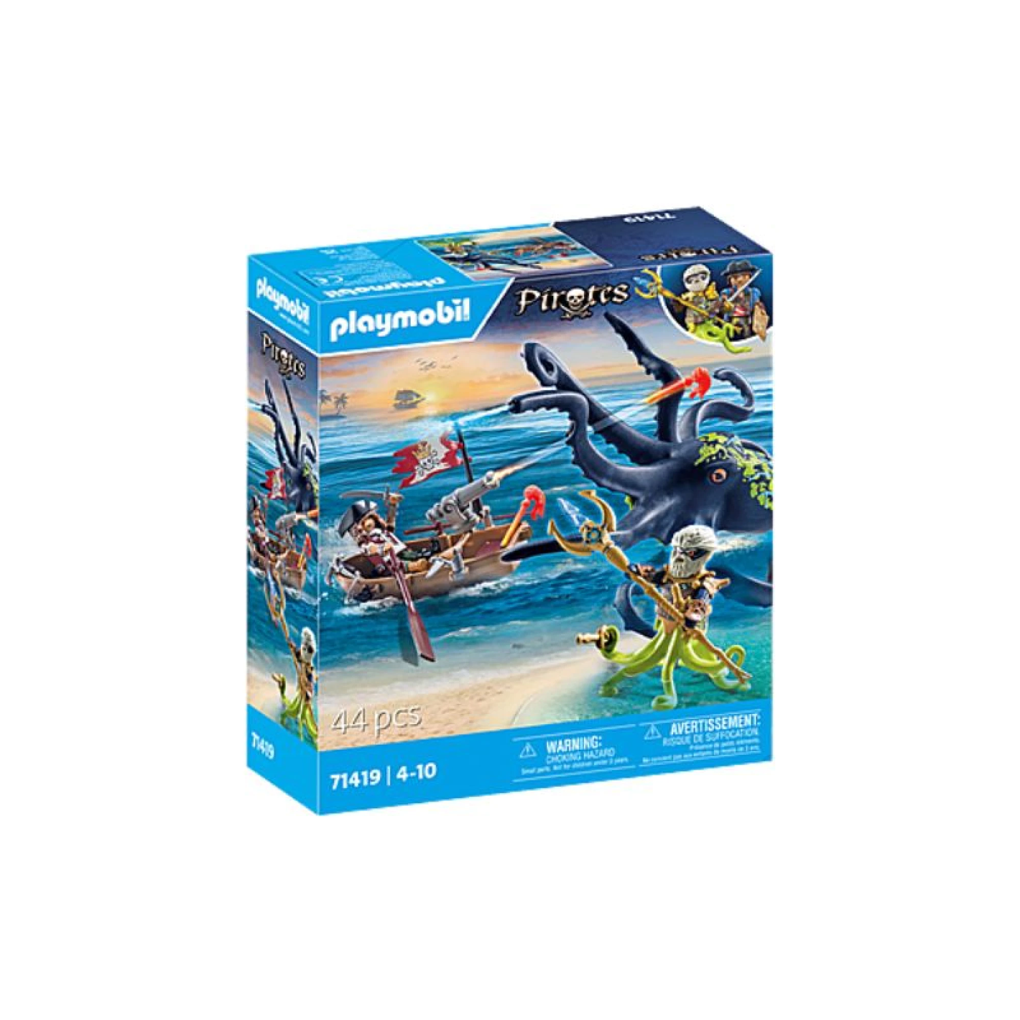 Playmobil Pirates Battle Against The Giant Octopus