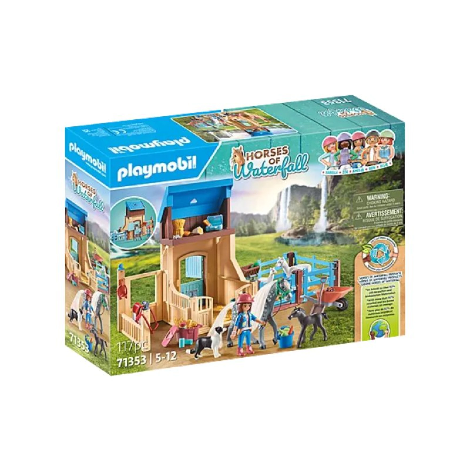 Playmobil Horse Stall with Amelia and Whisper