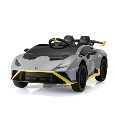 Lamborghini Huracan STO Electric 24V Childrens Ride on Car - Grey