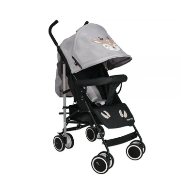 Bebe Stars Baby Stroller Buggy Deer Grey