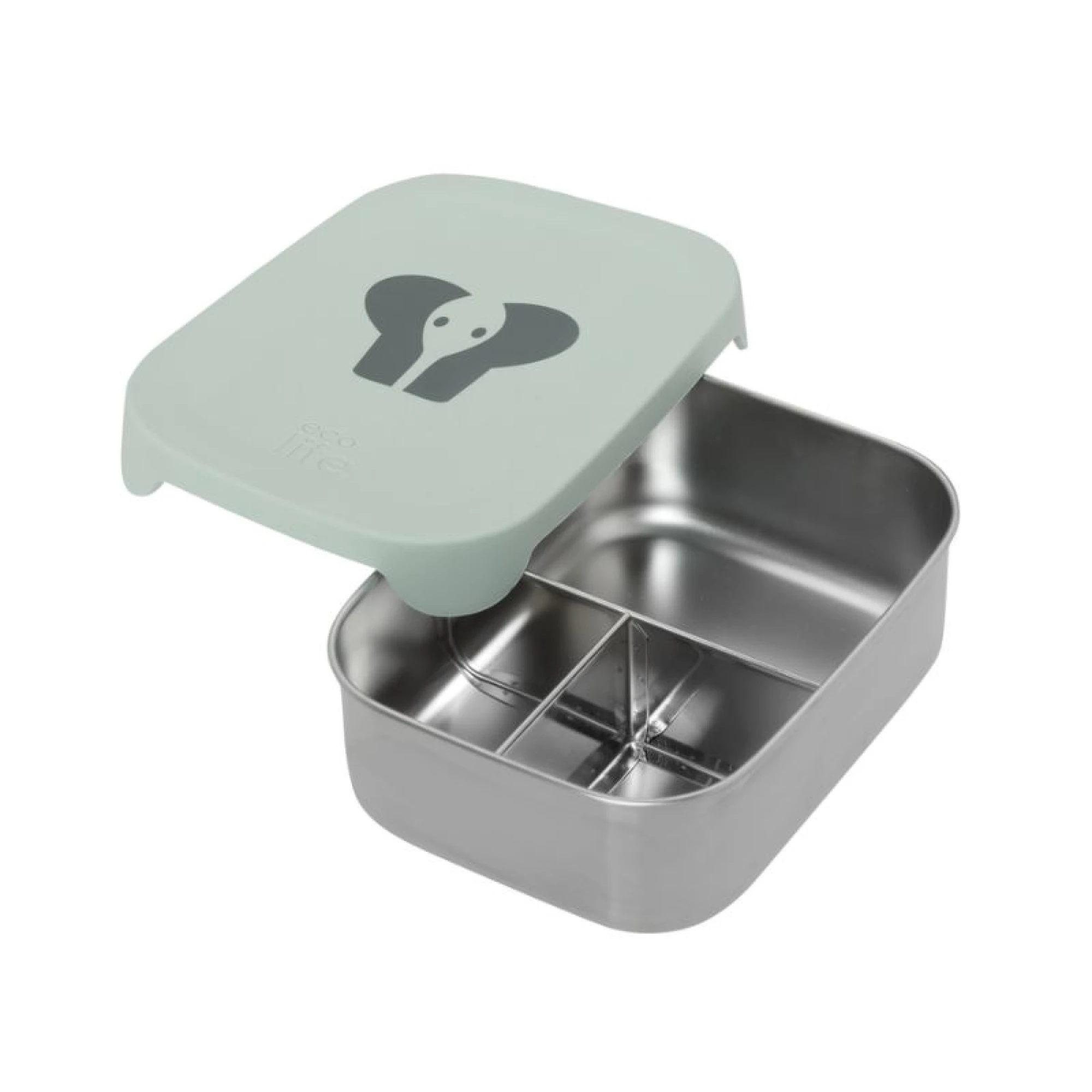 Ecolife Stainless Steel Food Container With Divider 800ml | Elephant