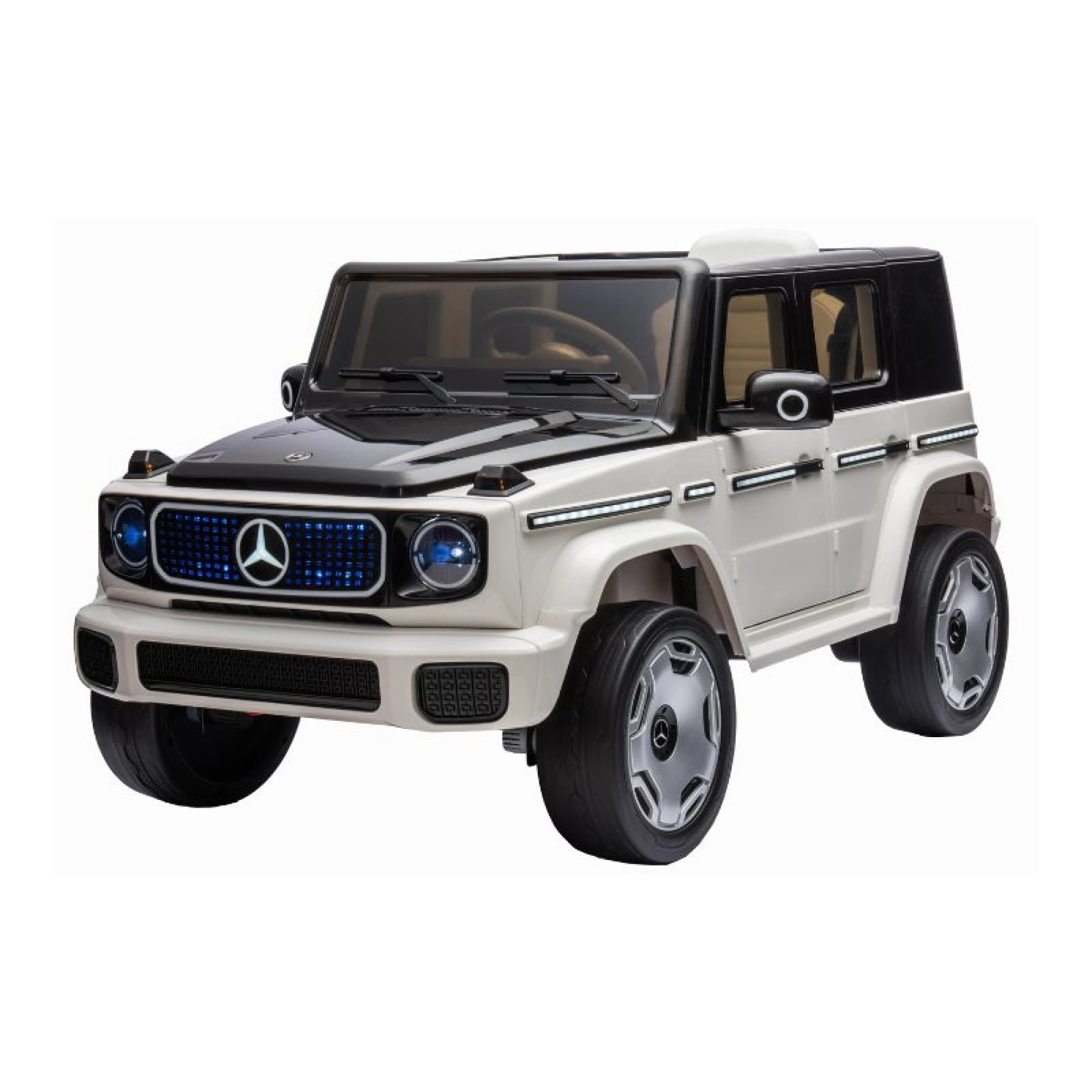 Mercedes-Benz Concept EQG 12V Electric Car for Kids - White
