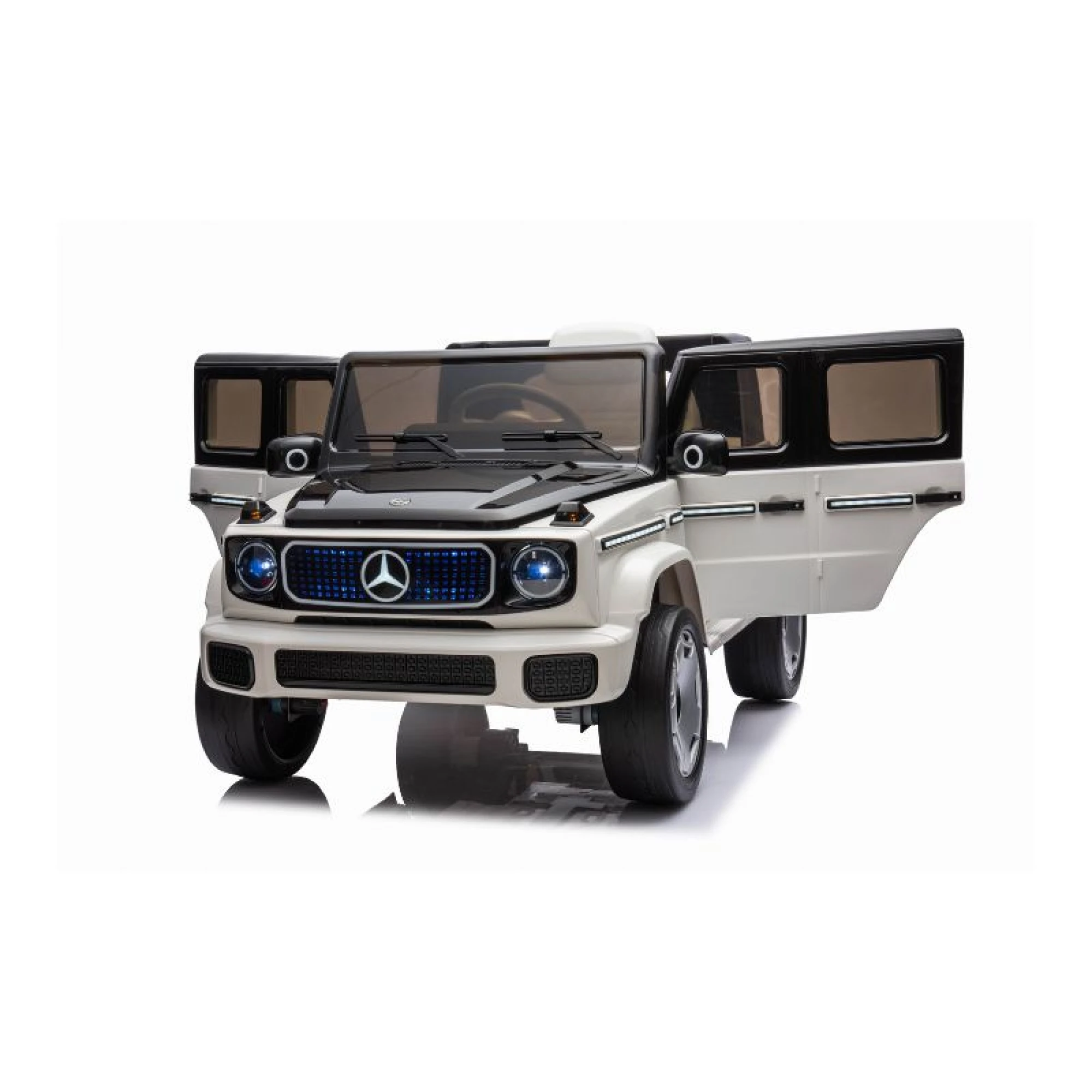 Mercedes-Benz Concept EQG 12V Electric Car for Kids - White