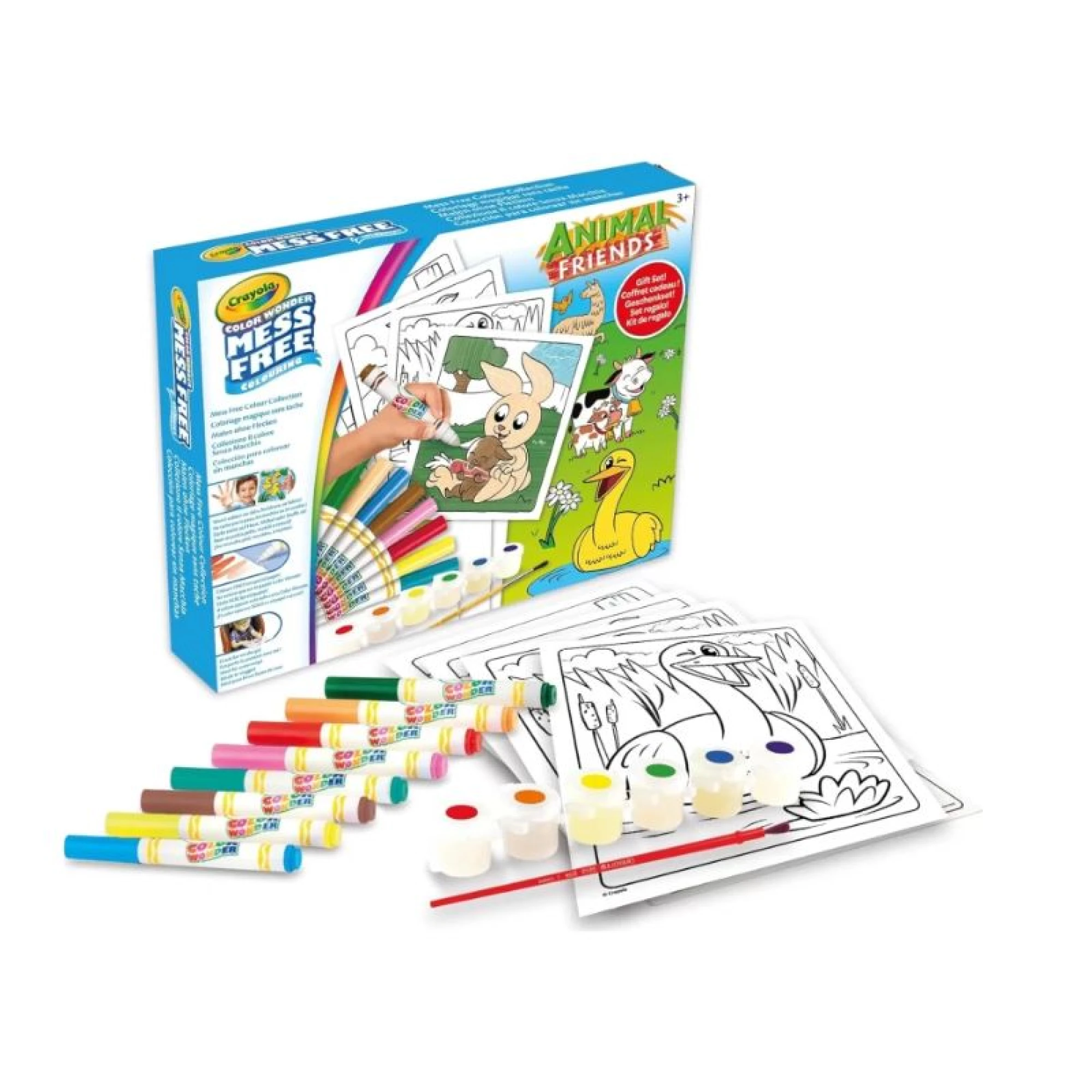 Crayola Color Wonder Gift Set, Animal Friends