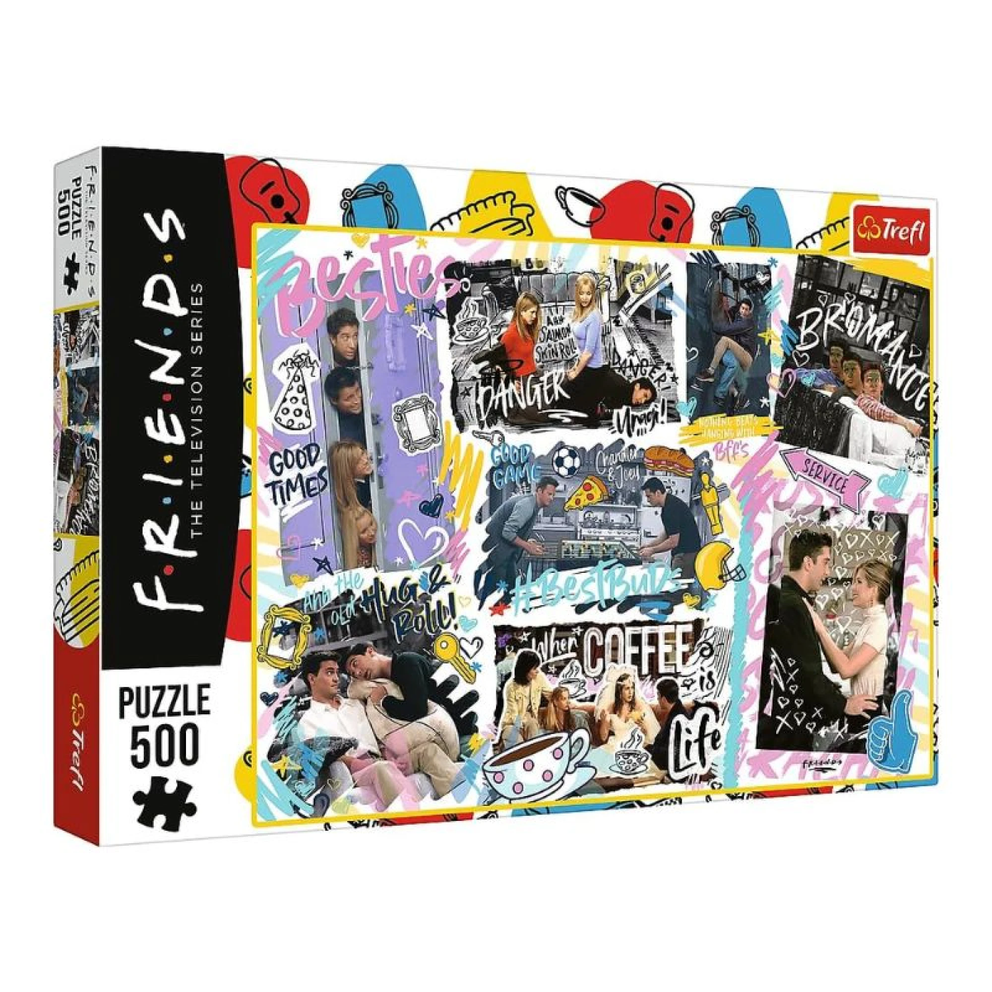 Trefl Puzzle Collage Friends 500pcs