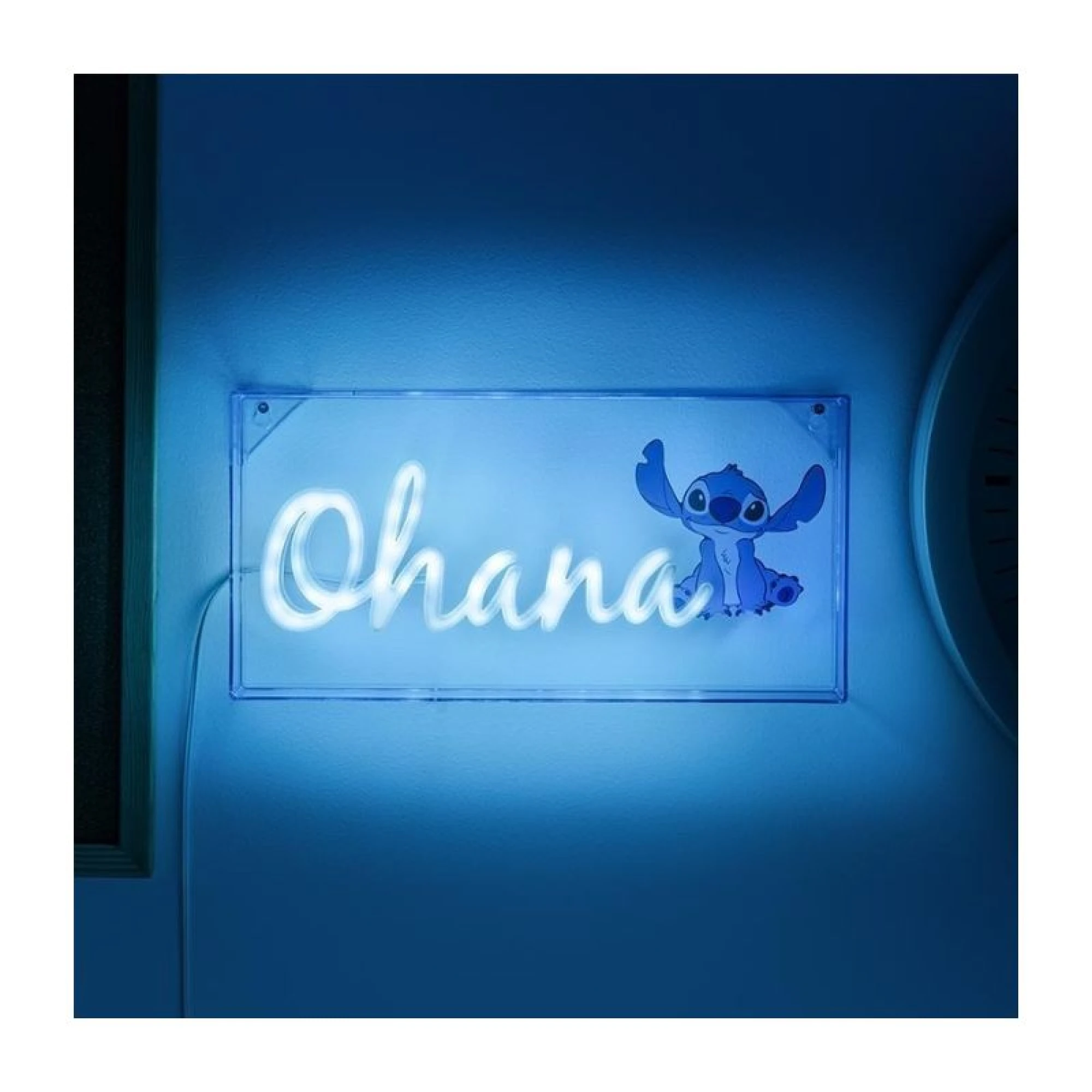 Disney Stitch Ohana Led Neon lamp