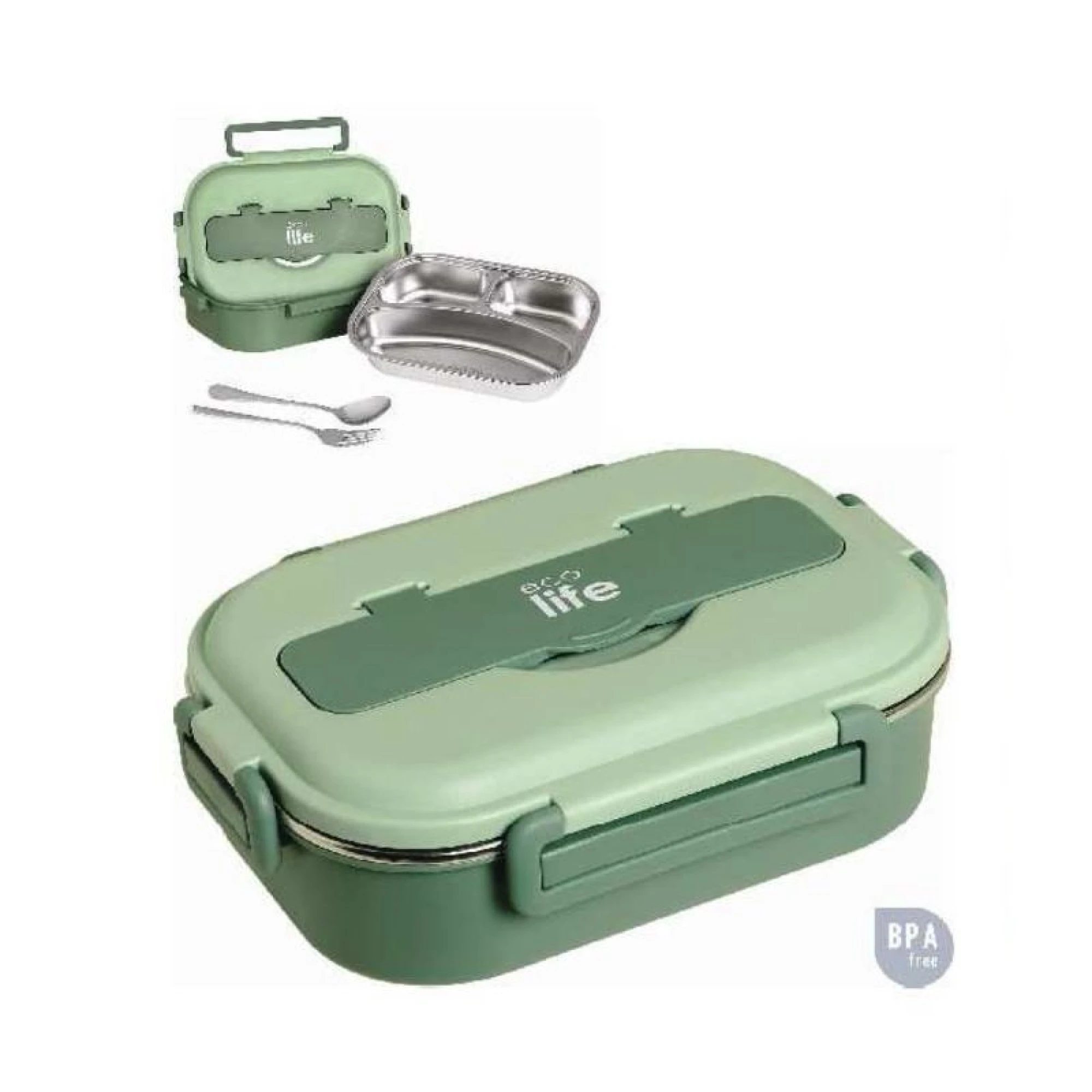 Ecolife Lunch Box 1Lt Green