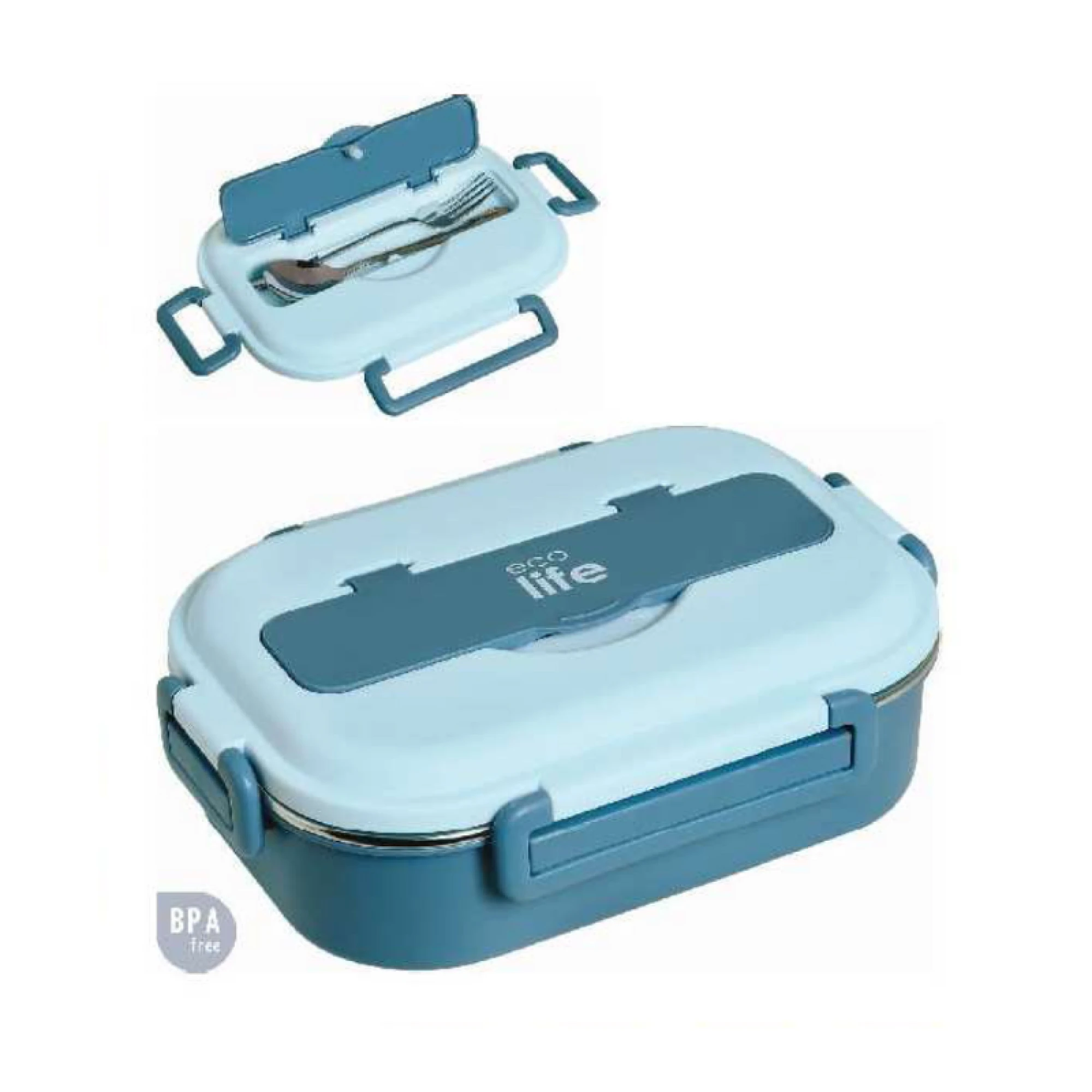 Ecolife Lunch Box 1Lt Blue