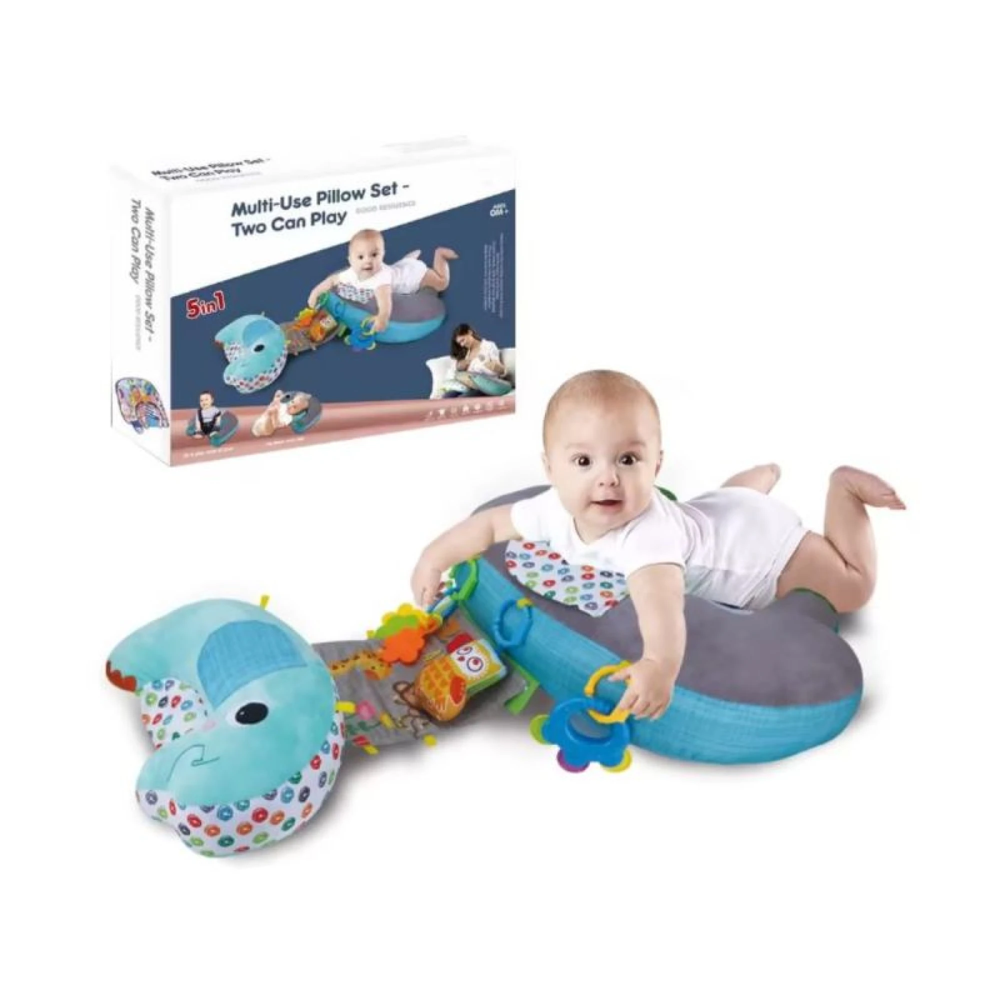 Baby multi-purpose elephant pillow 5 in 1