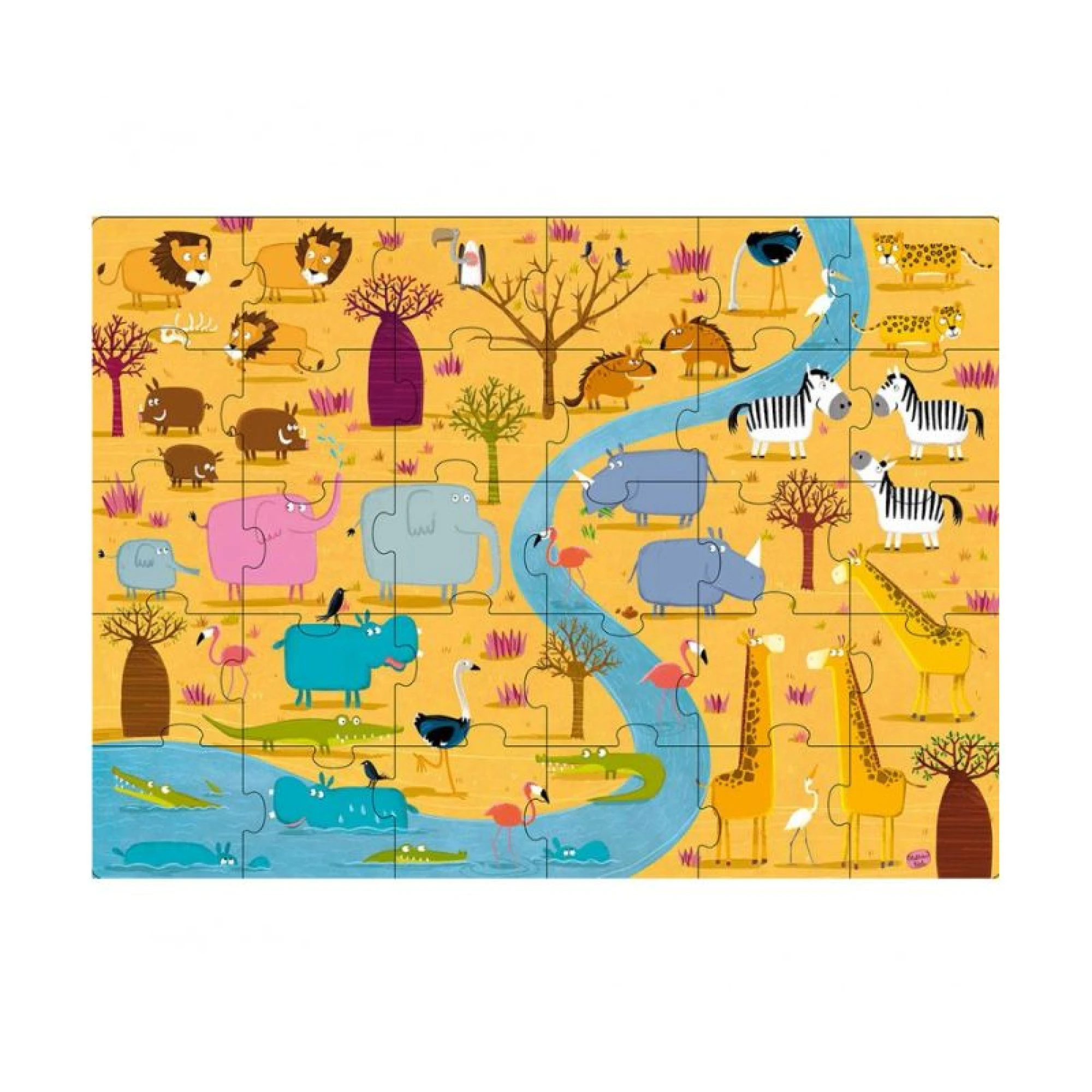 Animals of Africa Puzzle