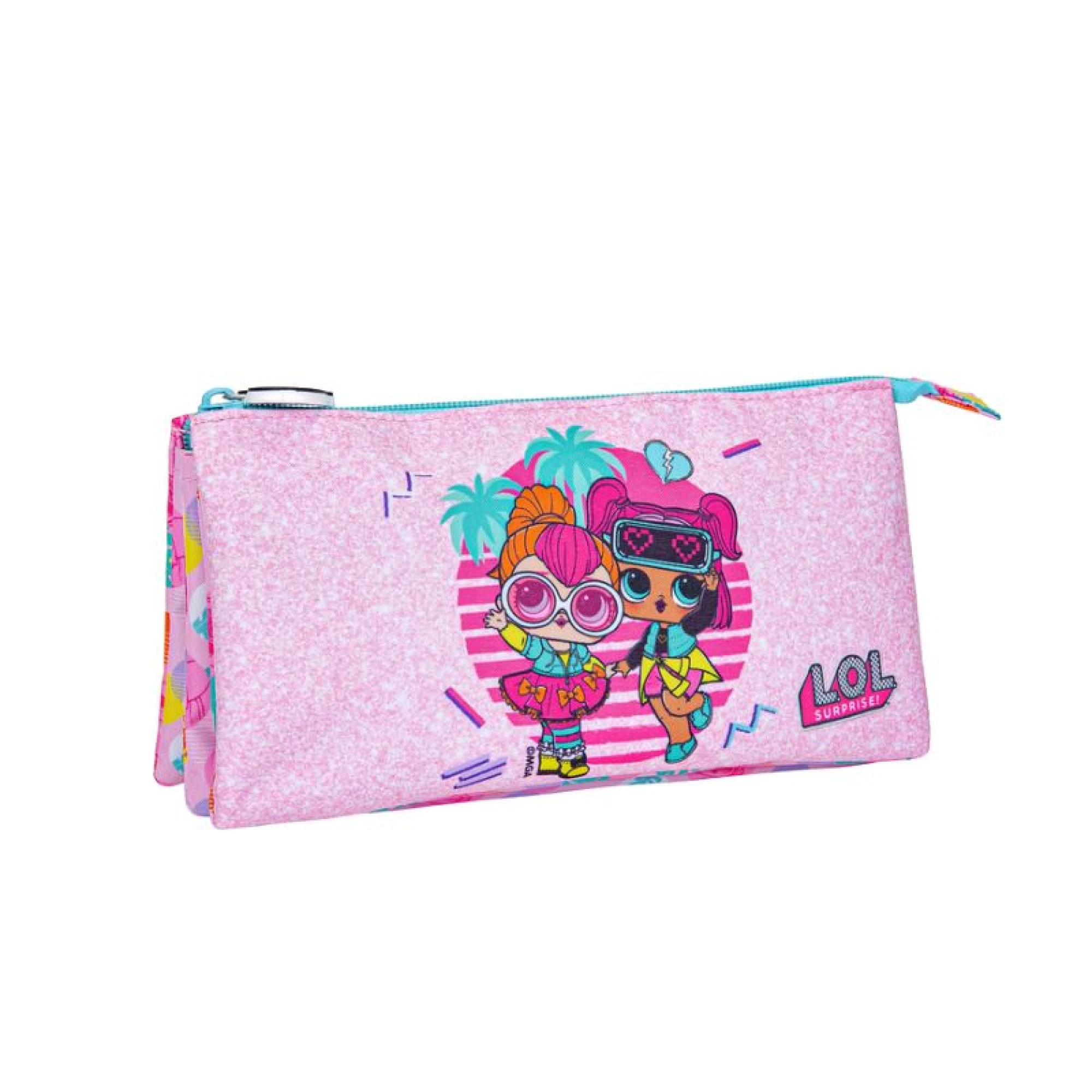 Flat Pencil Case 1 Part Lol Fierce Queens Size