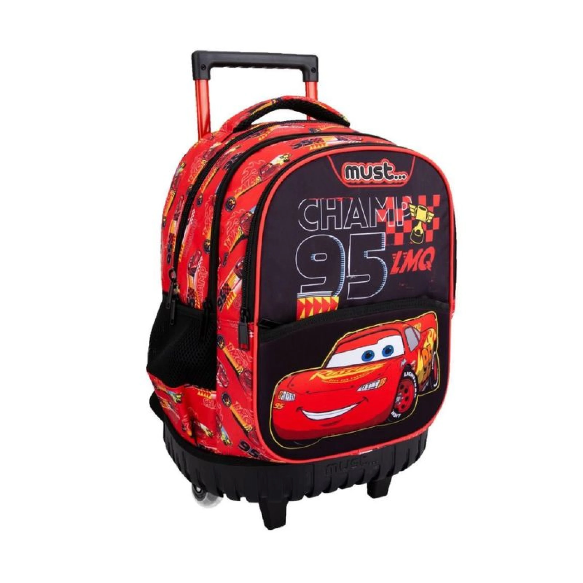 School Trolley Backpack Disney Cars Lets Race Must 3 Cases